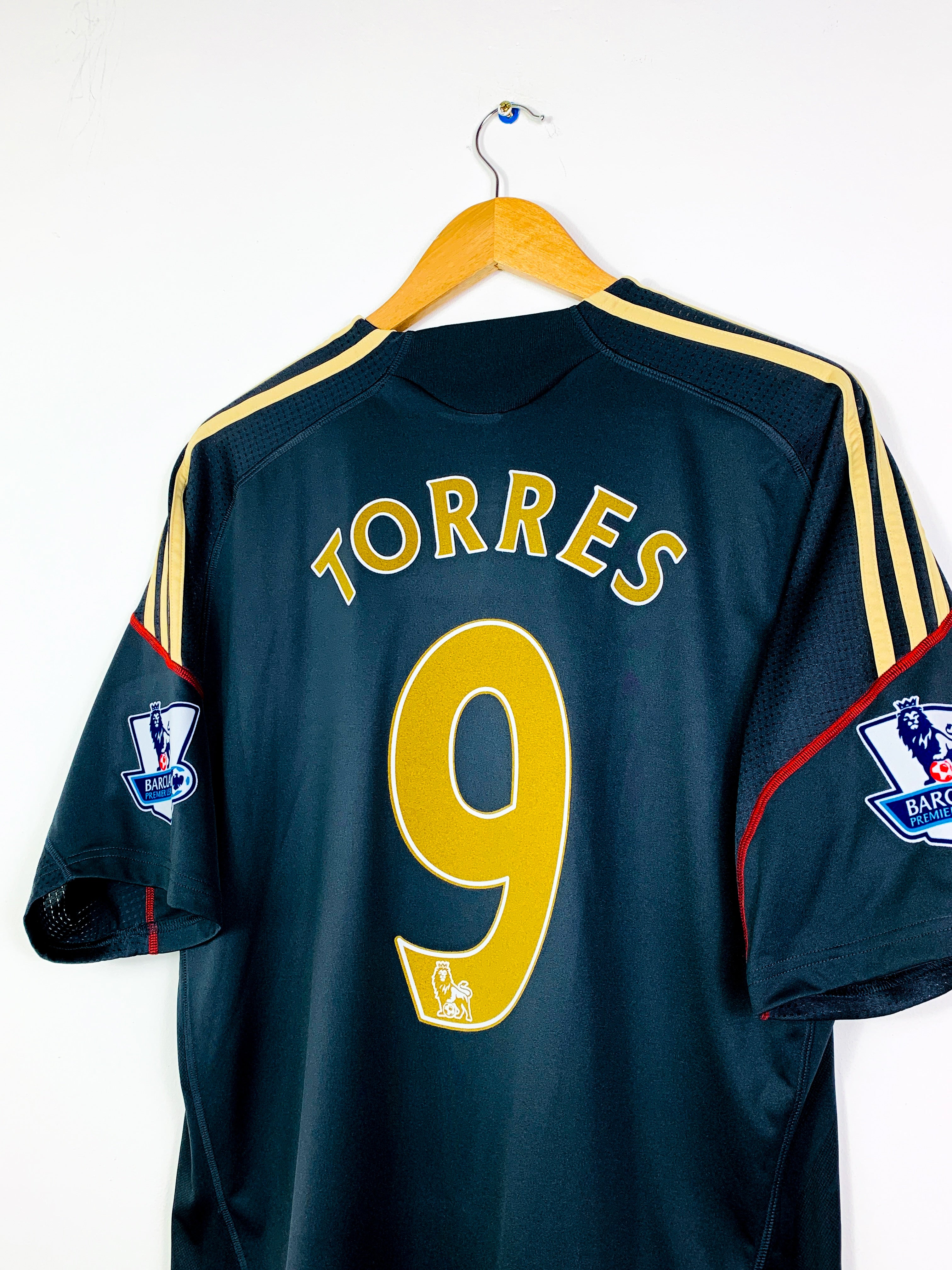 LIVERPOOL 2009/2010 AWAY SHIRT #9 TORRES [L]