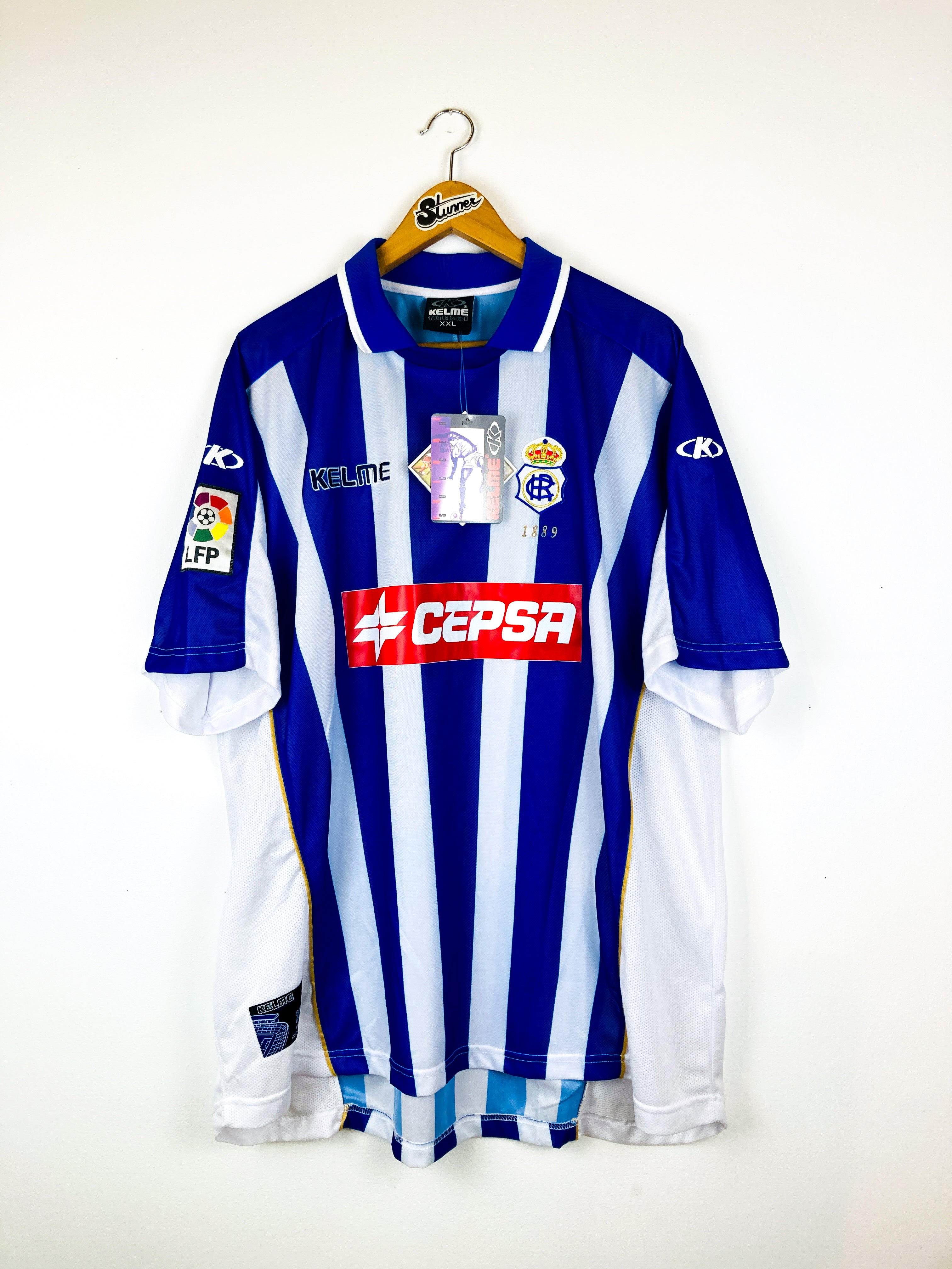 RECREATIVO DE HUELVA 2002/2003 HOME SHIRT [BNWT]