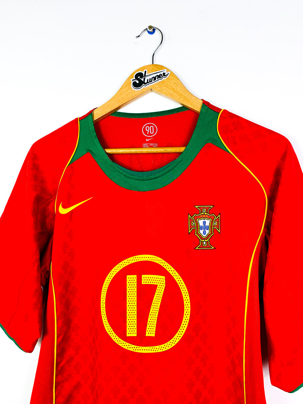 PORTUGAL 2004/2006 HOME SHIRT #17 C.RONALDO [M]