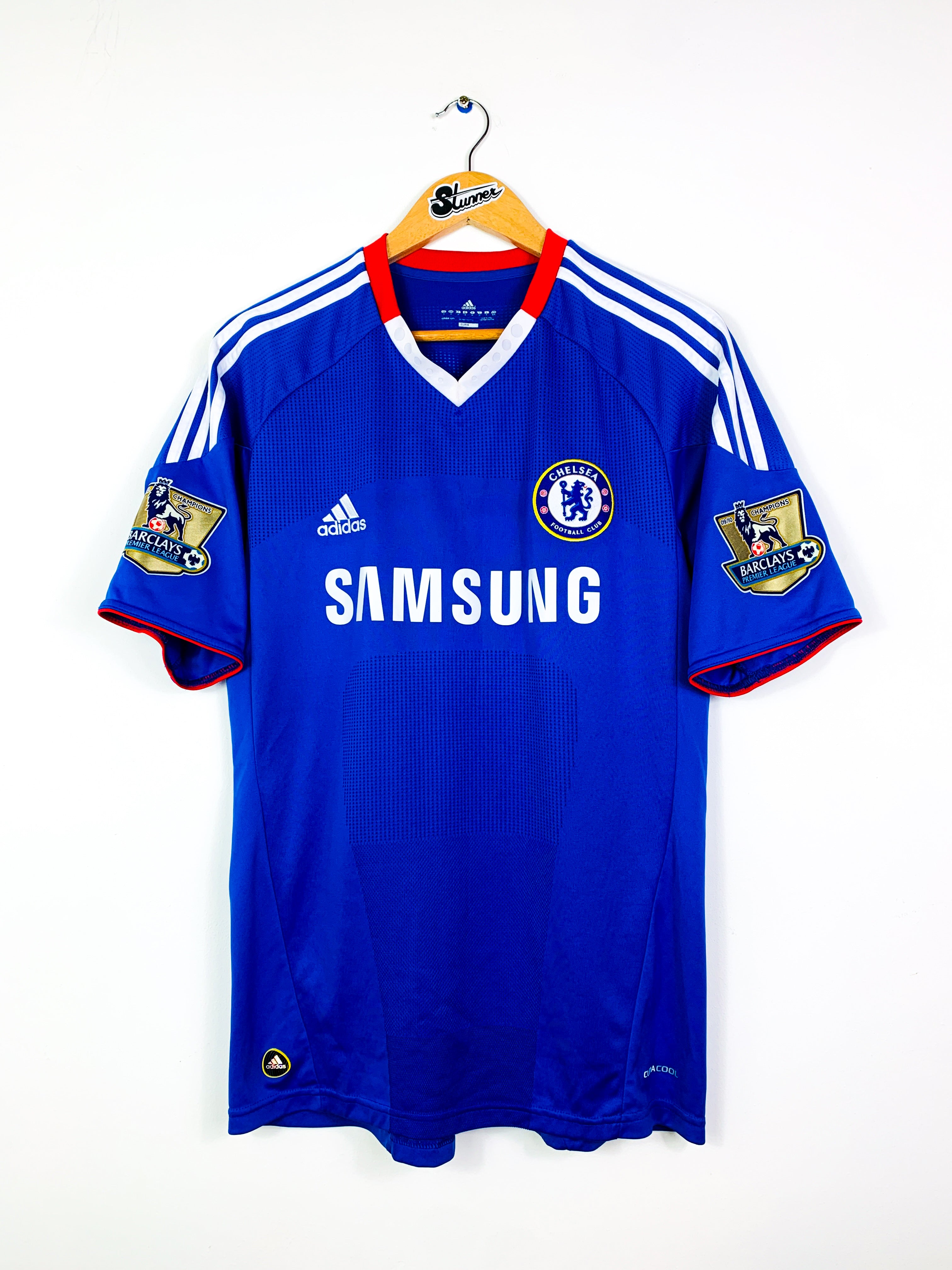 CHELSEA 2010/2011 HOME SHIRT #11 DROGBA [M/L]