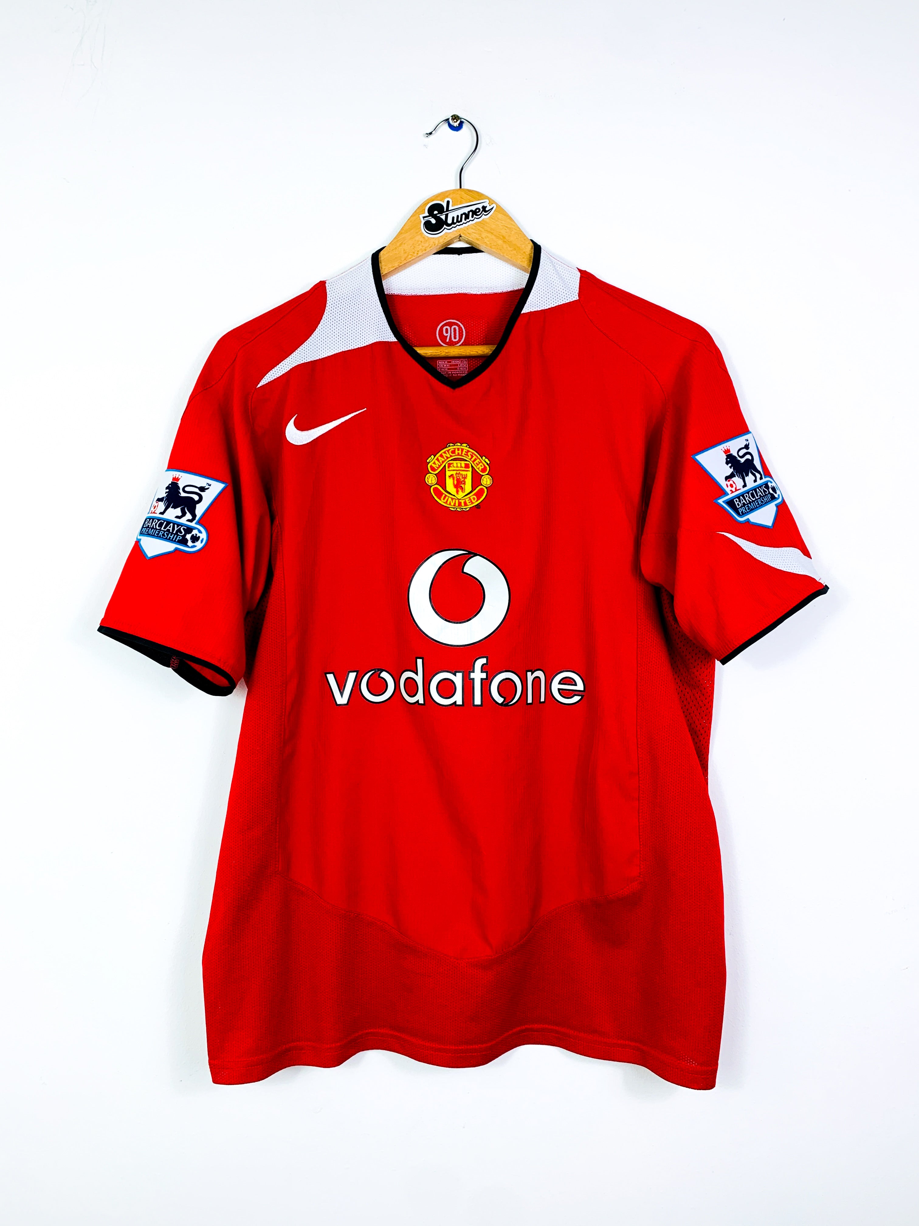 MANCHESTER UNITED 2004/2006 HOME SHIRT #13 J.S. PARK [M] – Stunner