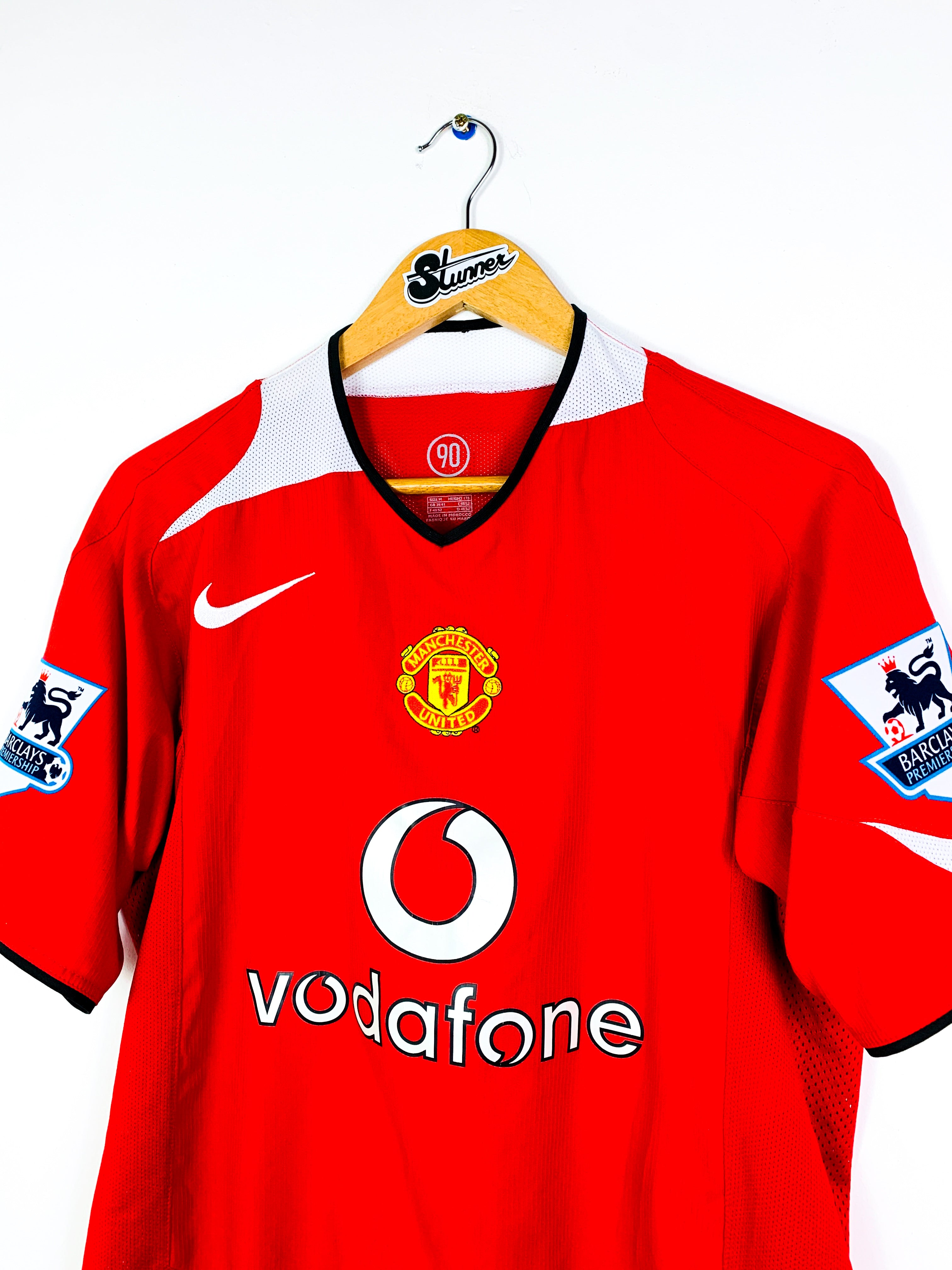 MANCHESTER UNITED 2004/2006 HOME SHIRT #13 J.S. PARK [M]