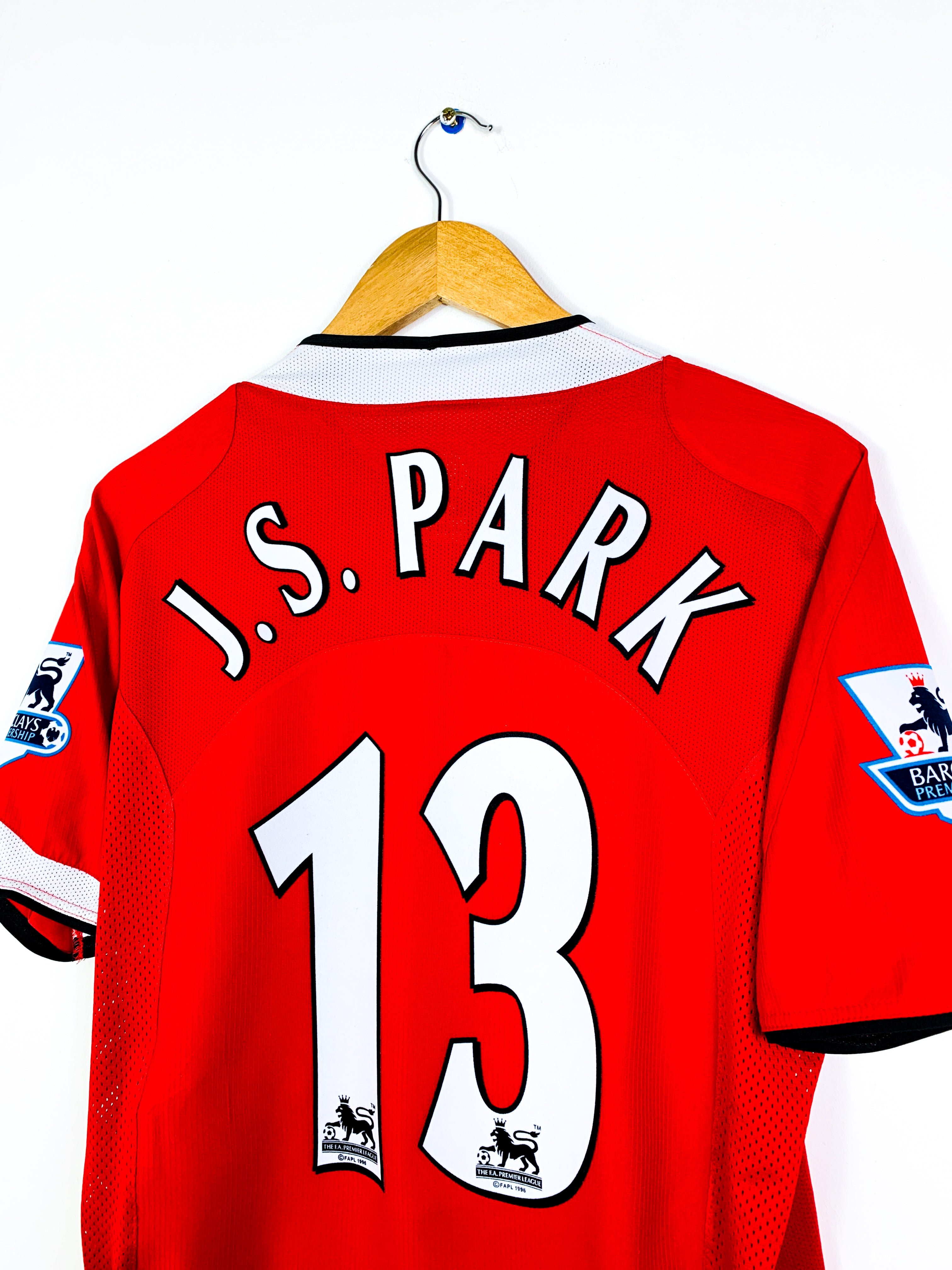 MANCHESTER UNITED 2004/2006 HOME SHIRT #13 J.S. PARK [M]