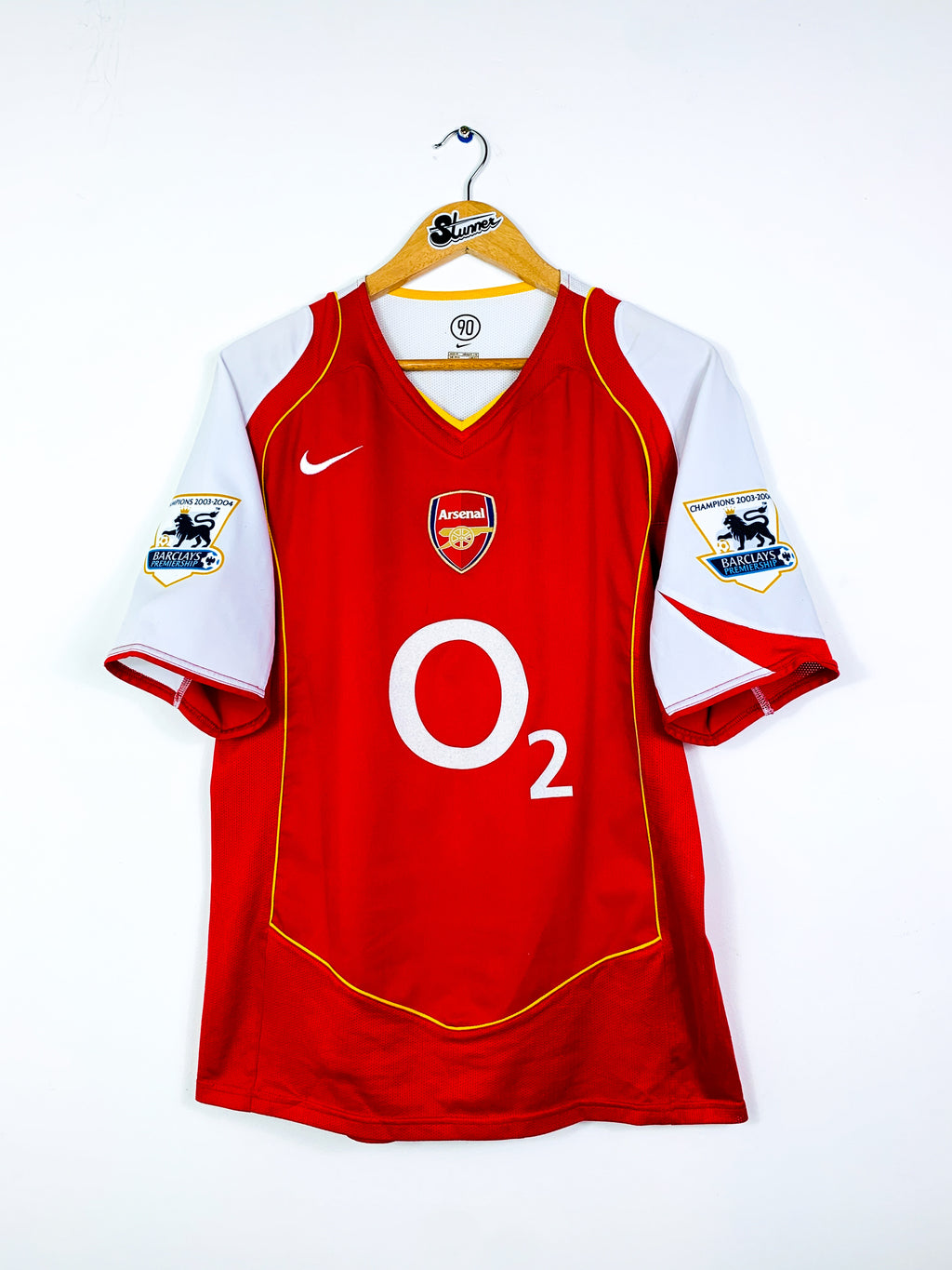 ARSENAL 2004/2005 HOME SHIRT #14 HENRY [M]
