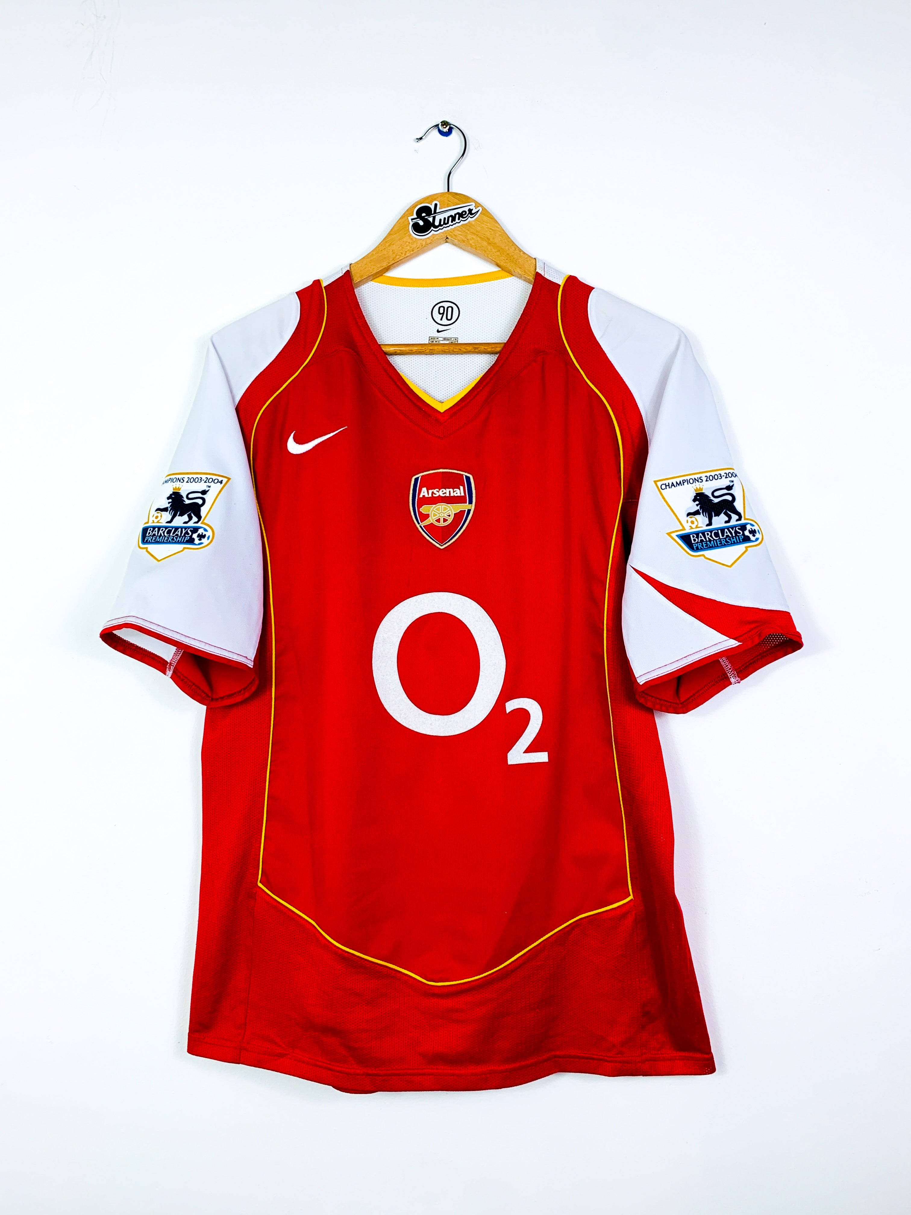 ARSENAL 2004/2005 HOME SHIRT #14 HENRY [M]