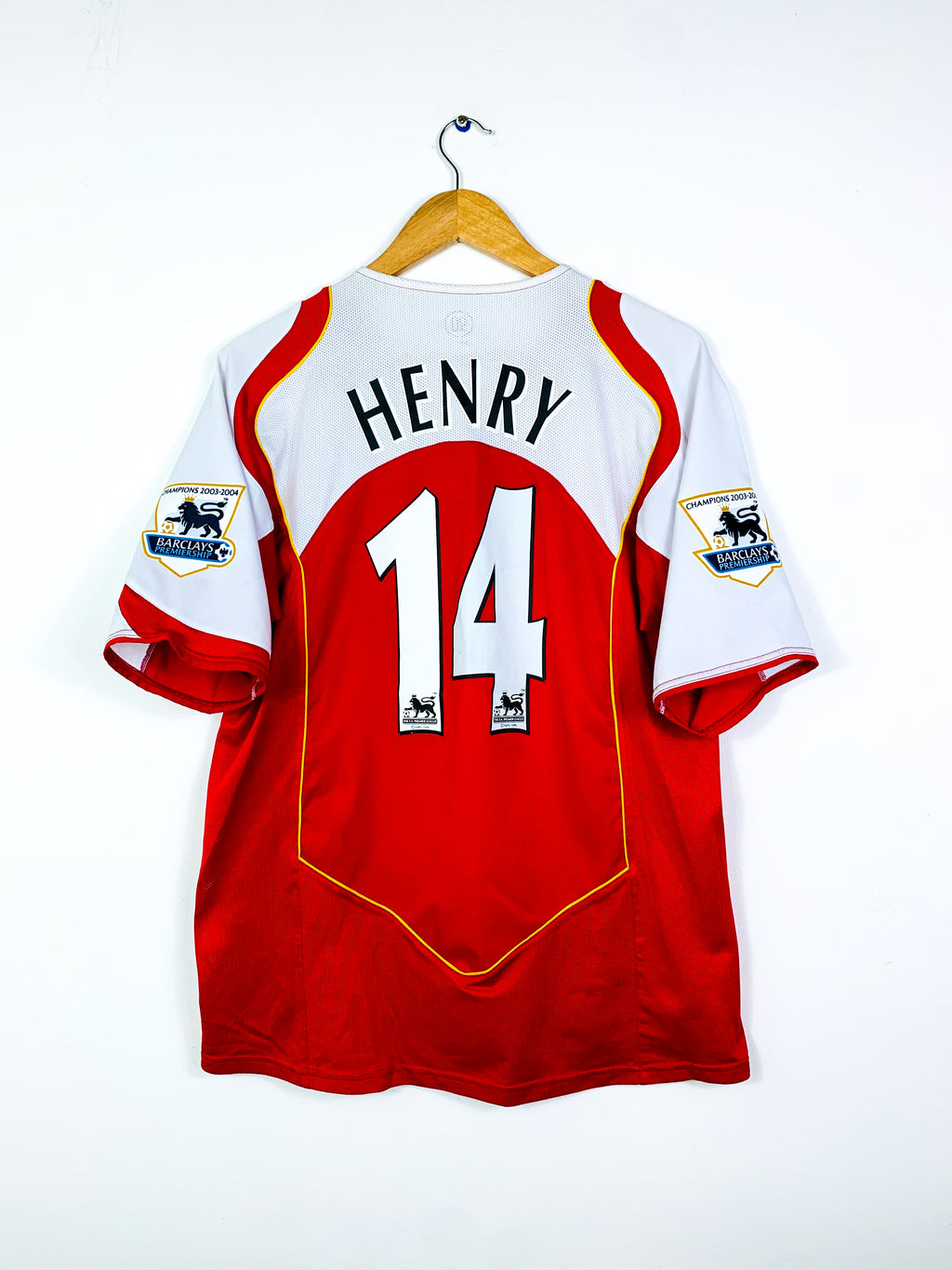 ARSENAL 2004/2005 HOME SHIRT #14 HENRY [M]