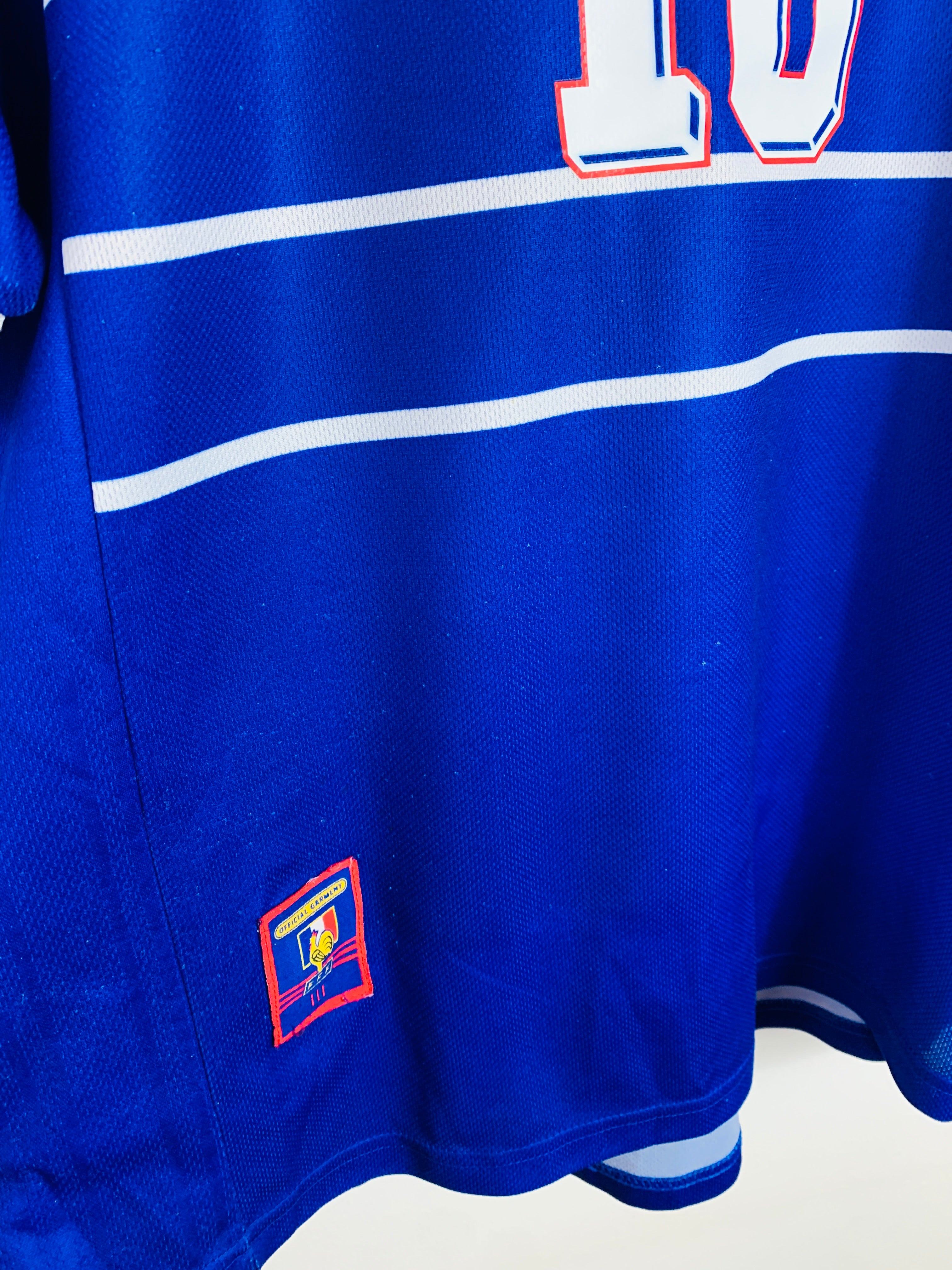 FRANCE 1998/2000 HOME SHIRT #10 ZIDANE [XL]