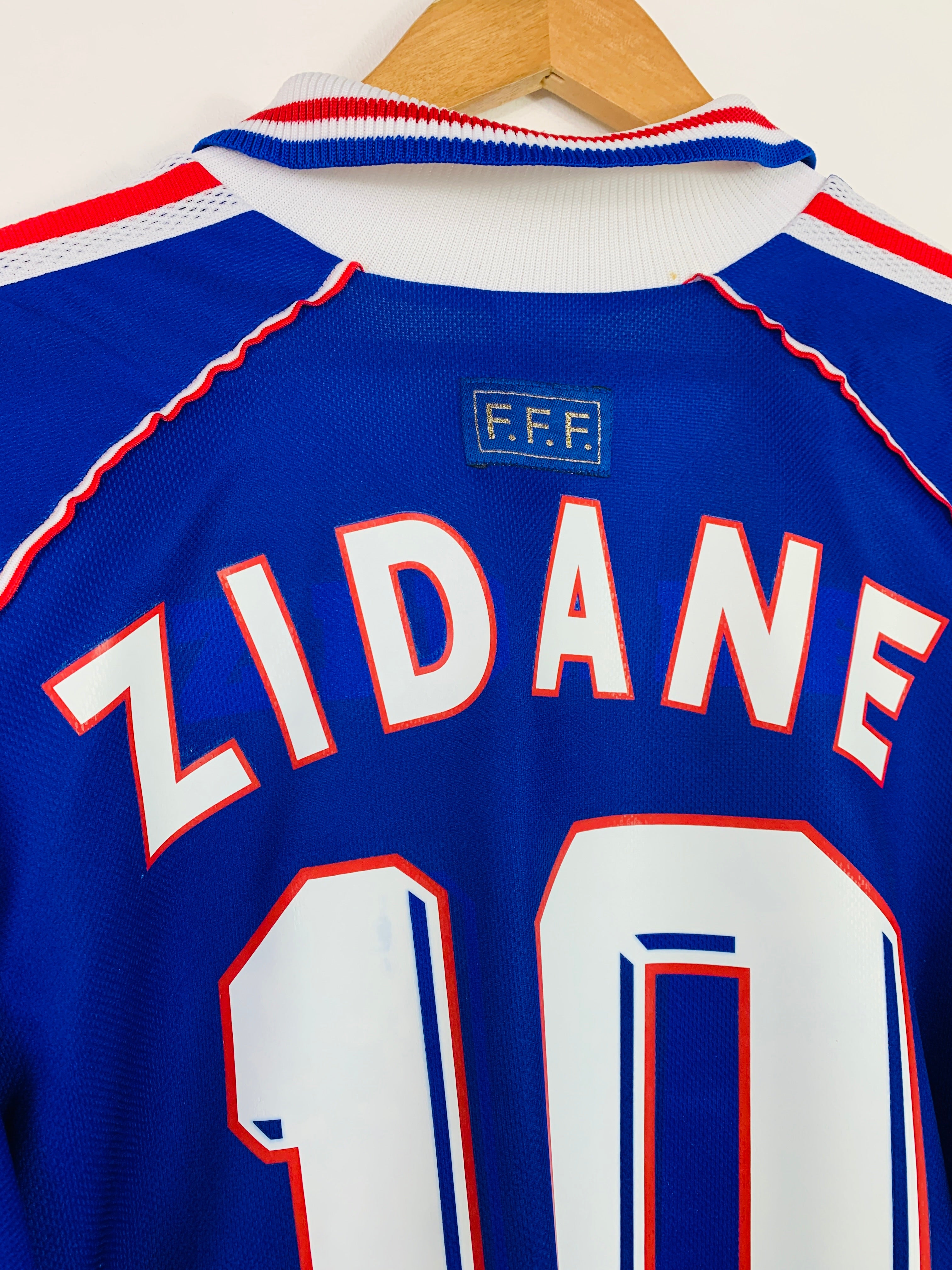 FRANCE 1998/2000 HOME SHIRT #10 ZIDANE [XL]