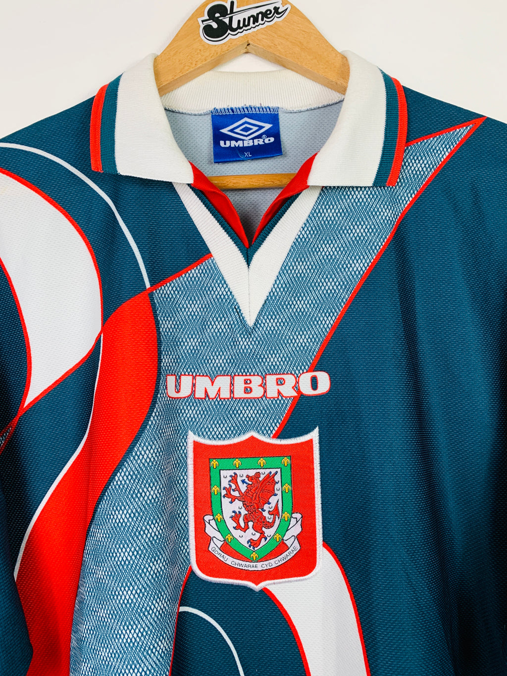 WALES 1995/1996 AWAY SHIRT #11 GIGGS [XL]