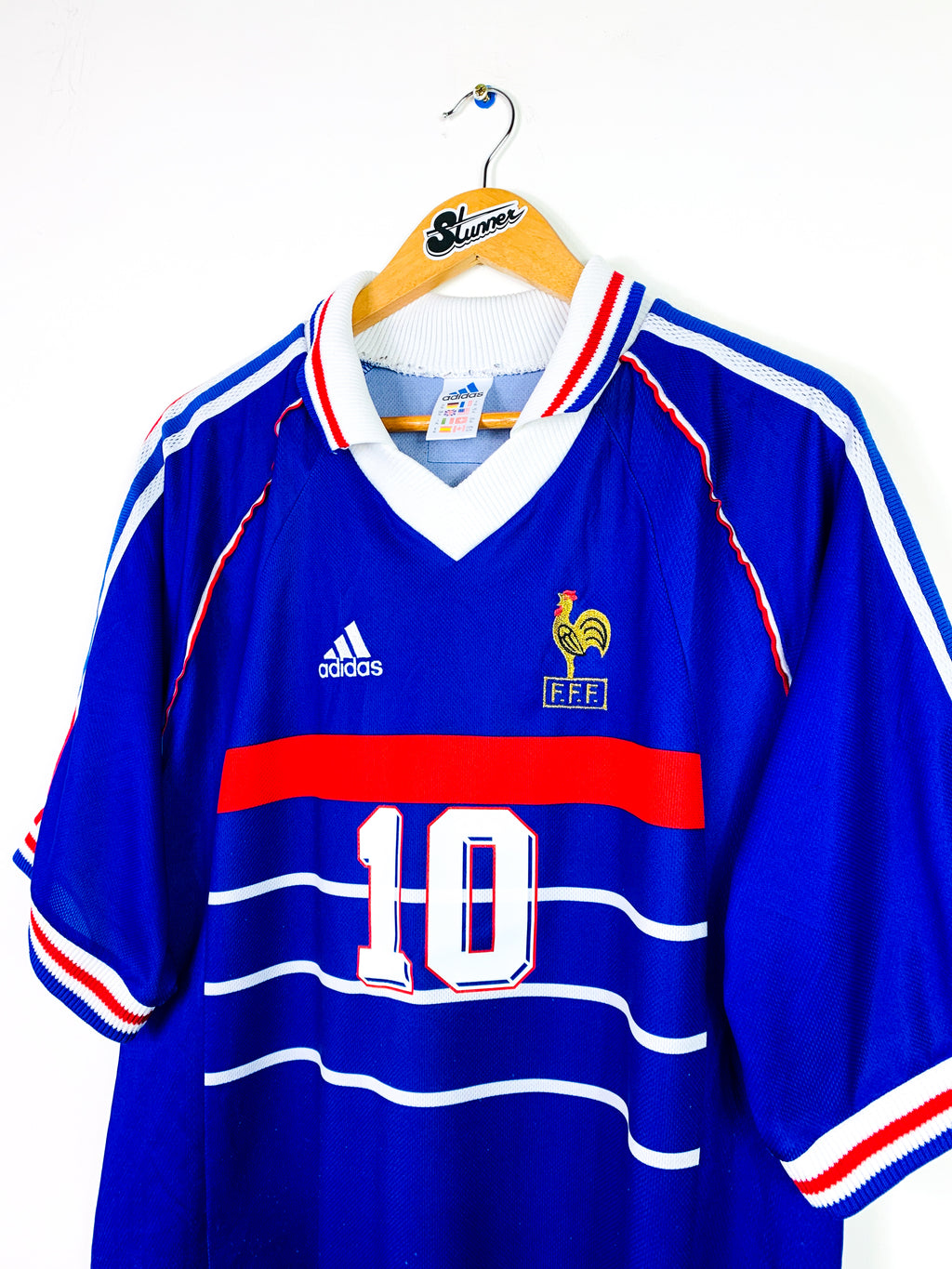 FRANCE 1998/2000 HOME SHIRT #10 ZIDANE [XL]