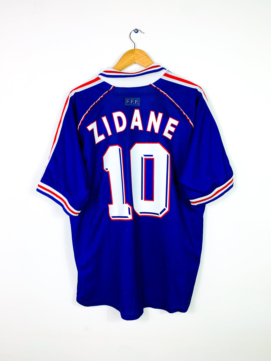 FRANCE 1998/2000 HOME SHIRT #10 ZIDANE [XL]