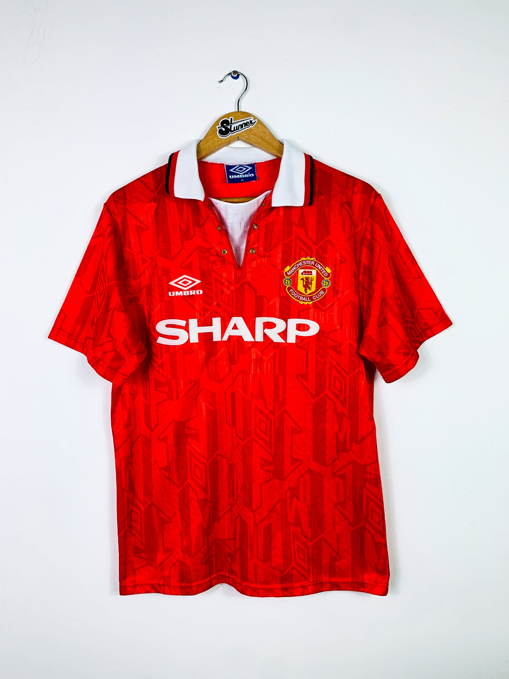 MANCHESTER UNITED 1992/1994 HOME SHIRT #7 CANTONA [M]