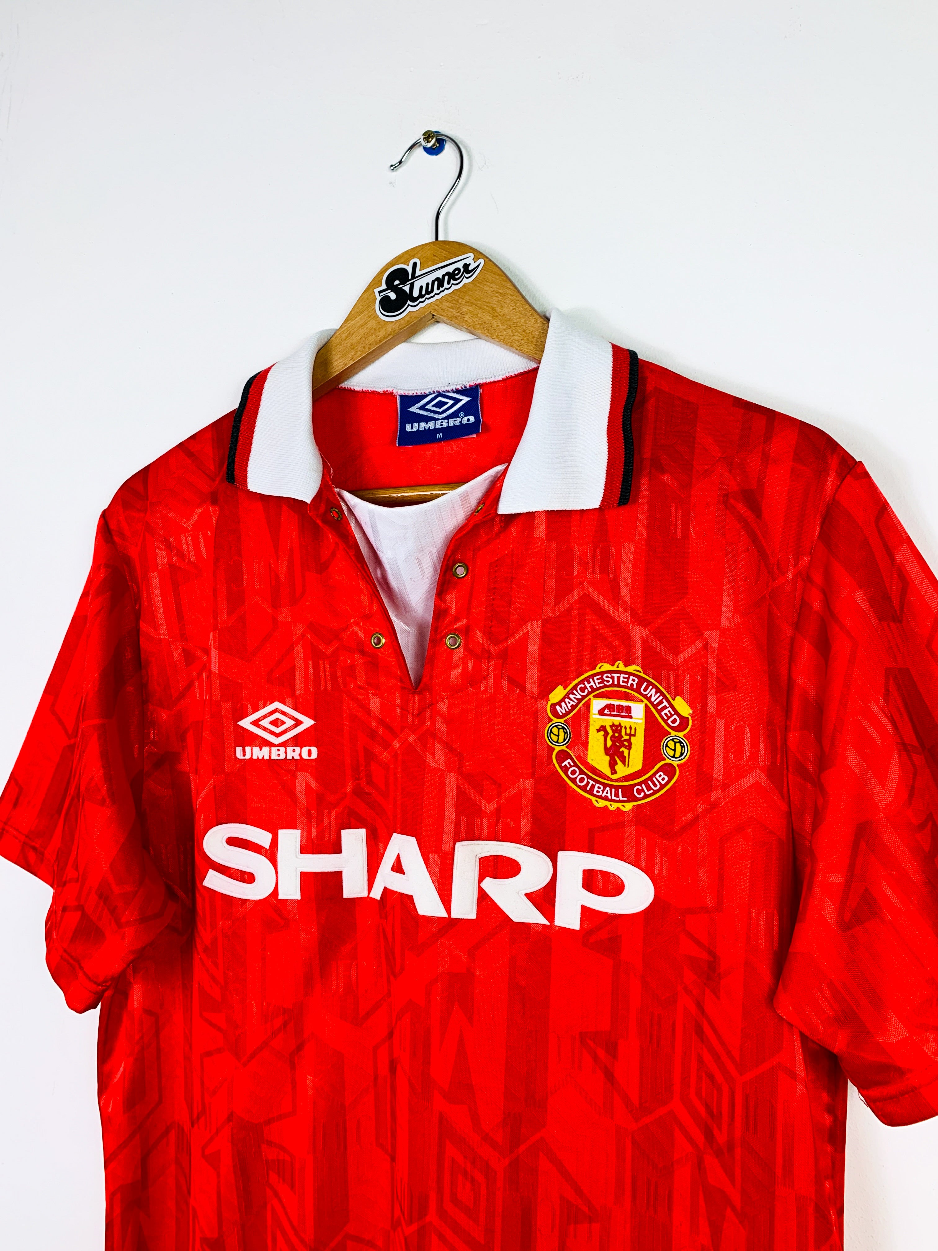 MANCHESTER UNITED 1992/1994 HOME SHIRT #7 CANTONA [M] – Stunner