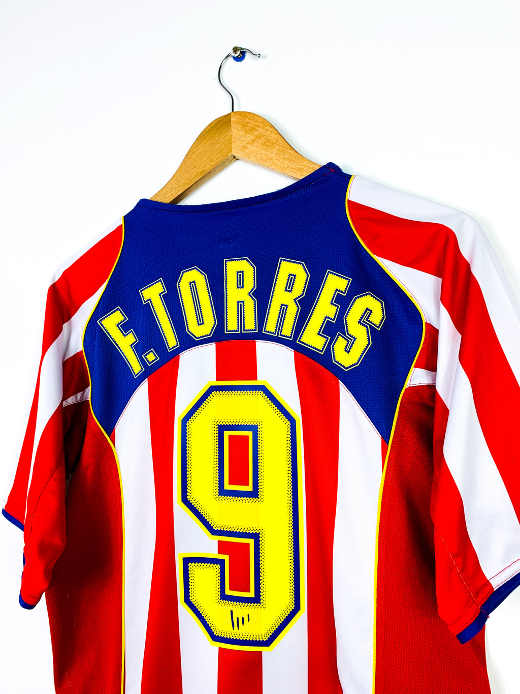 ATLETICO MADRID 2004/2005 HOME SHIRT #9 TORRES [S/M]