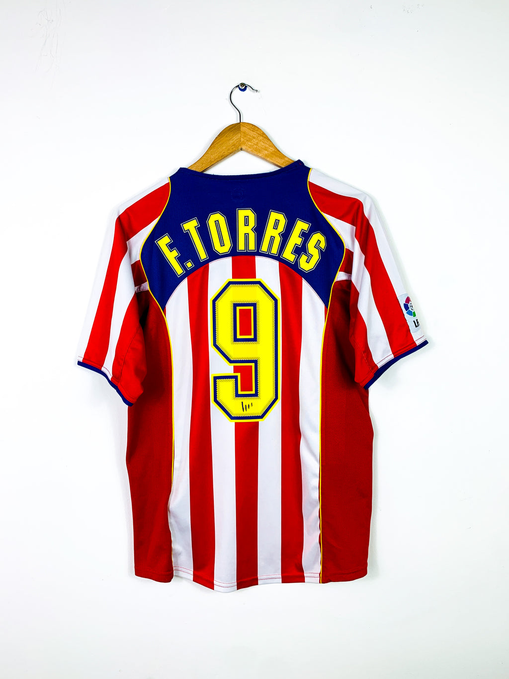 ATLETICO MADRID 2004/2005 HOME SHIRT #9 TORRES [S/M]