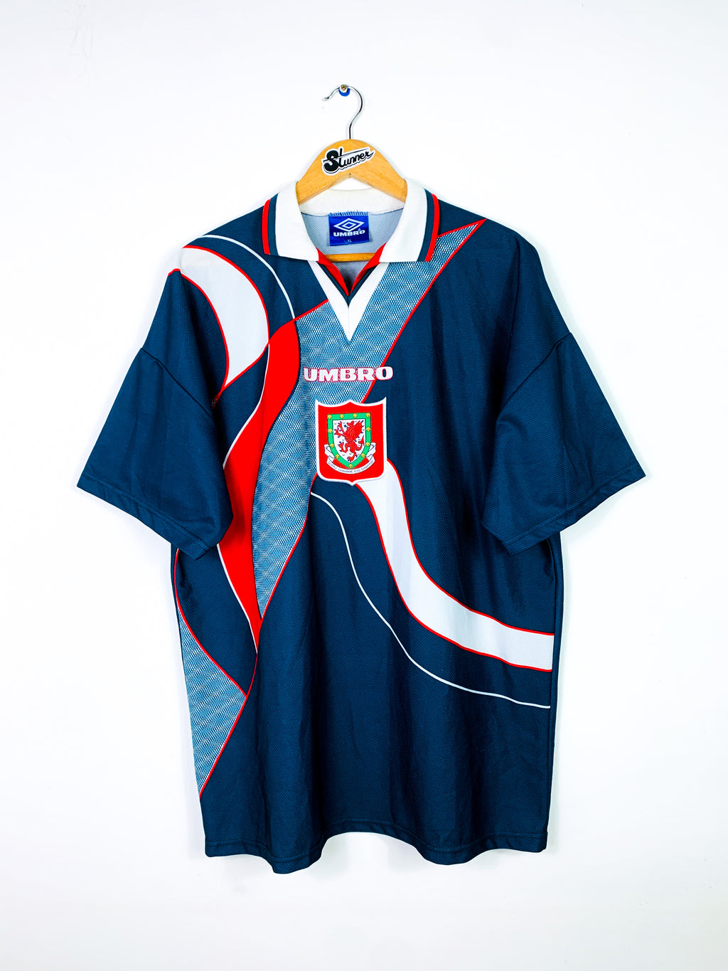 WALES 1995/1996 AWAY SHIRT #11 GIGGS [XL]