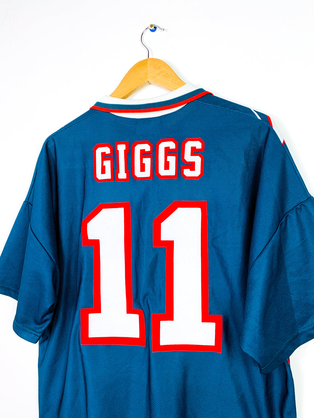 WALES 1995/1996 AWAY SHIRT #11 GIGGS [XL]