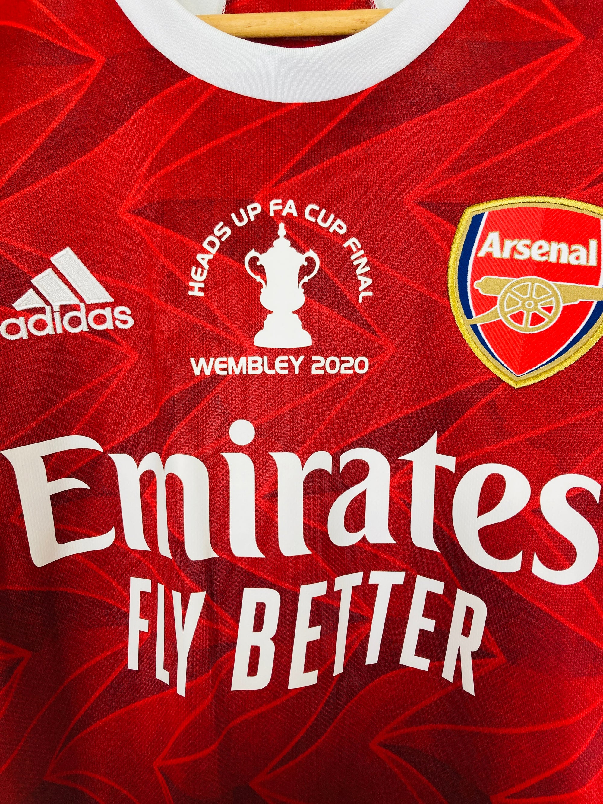 ARSENAL 2020/2021 *FA CUP* HOME SHIRT #14 ALWAYS FORWARD