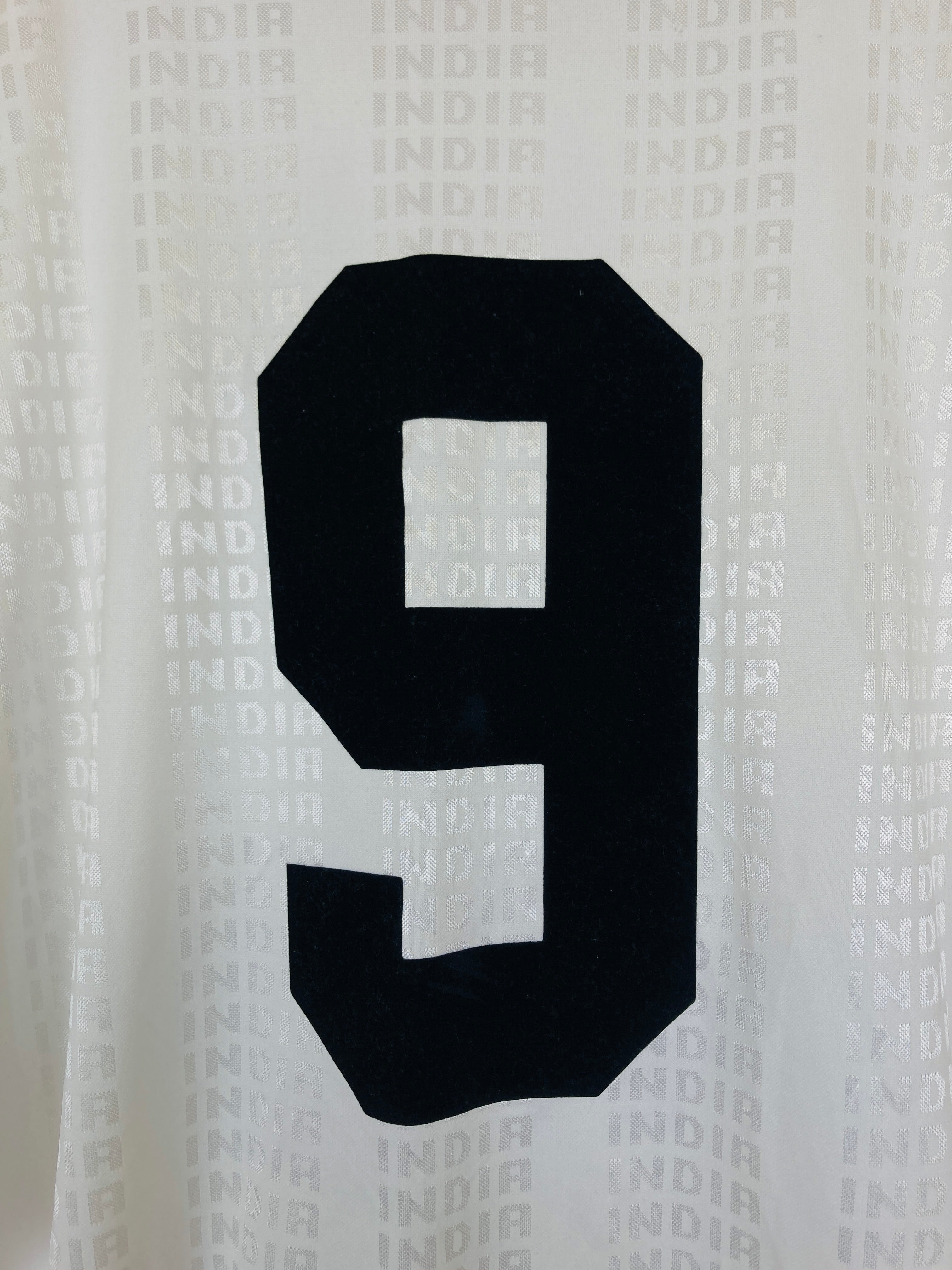 INDIA 2000/2002 *PLAYER ISSUE* HOME SHIRT #9 [L]