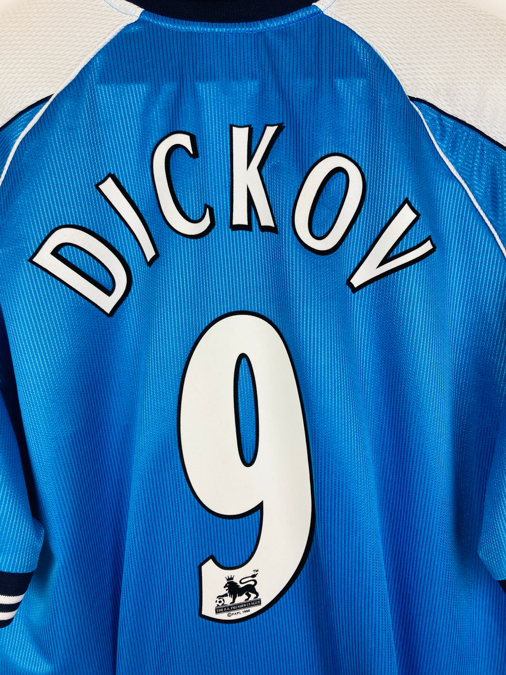 MANCHESTER CITY 1999/2001 HOME SHIRT #9 DICKOV