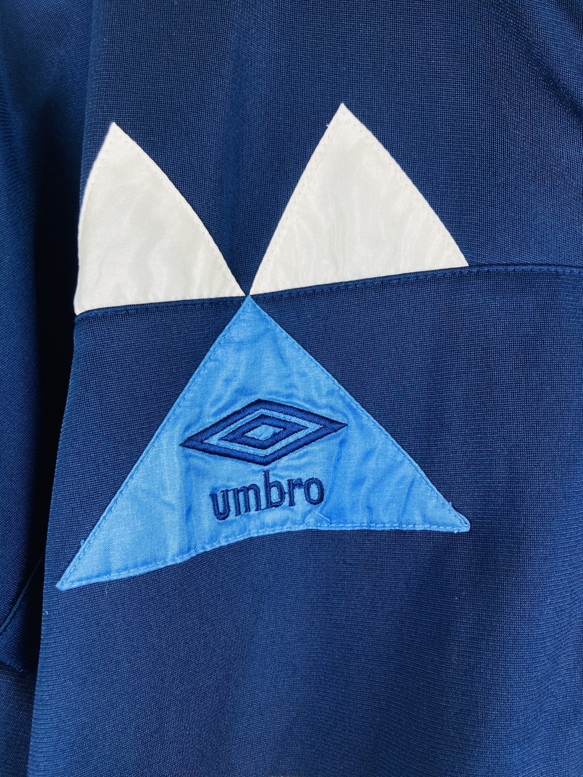 MANCHESTER CITY 1991/1992 TRAINING ZIP JACKET