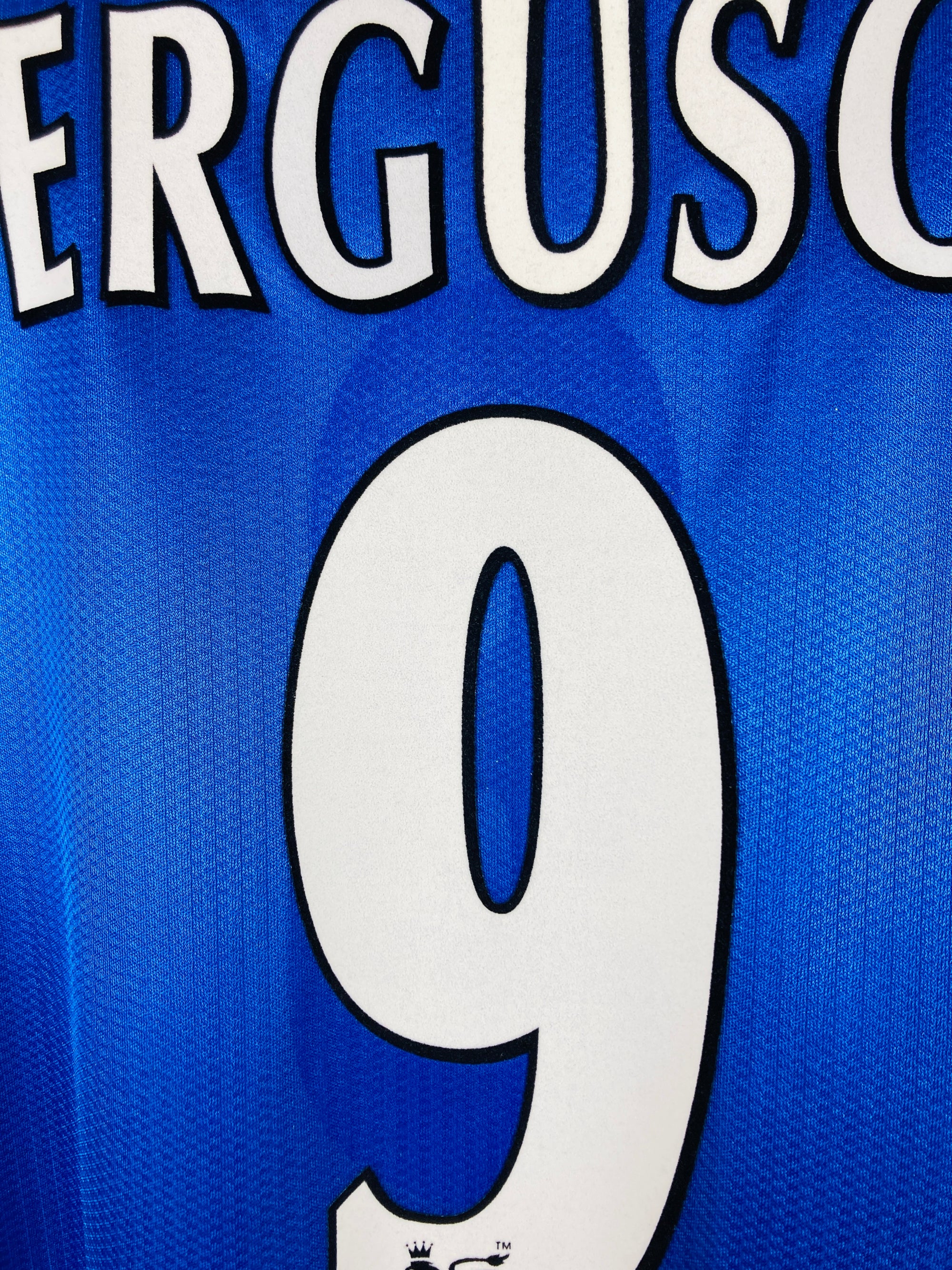 EVERTON 1998/1999 HOME SHIRT #9 FERGUSON