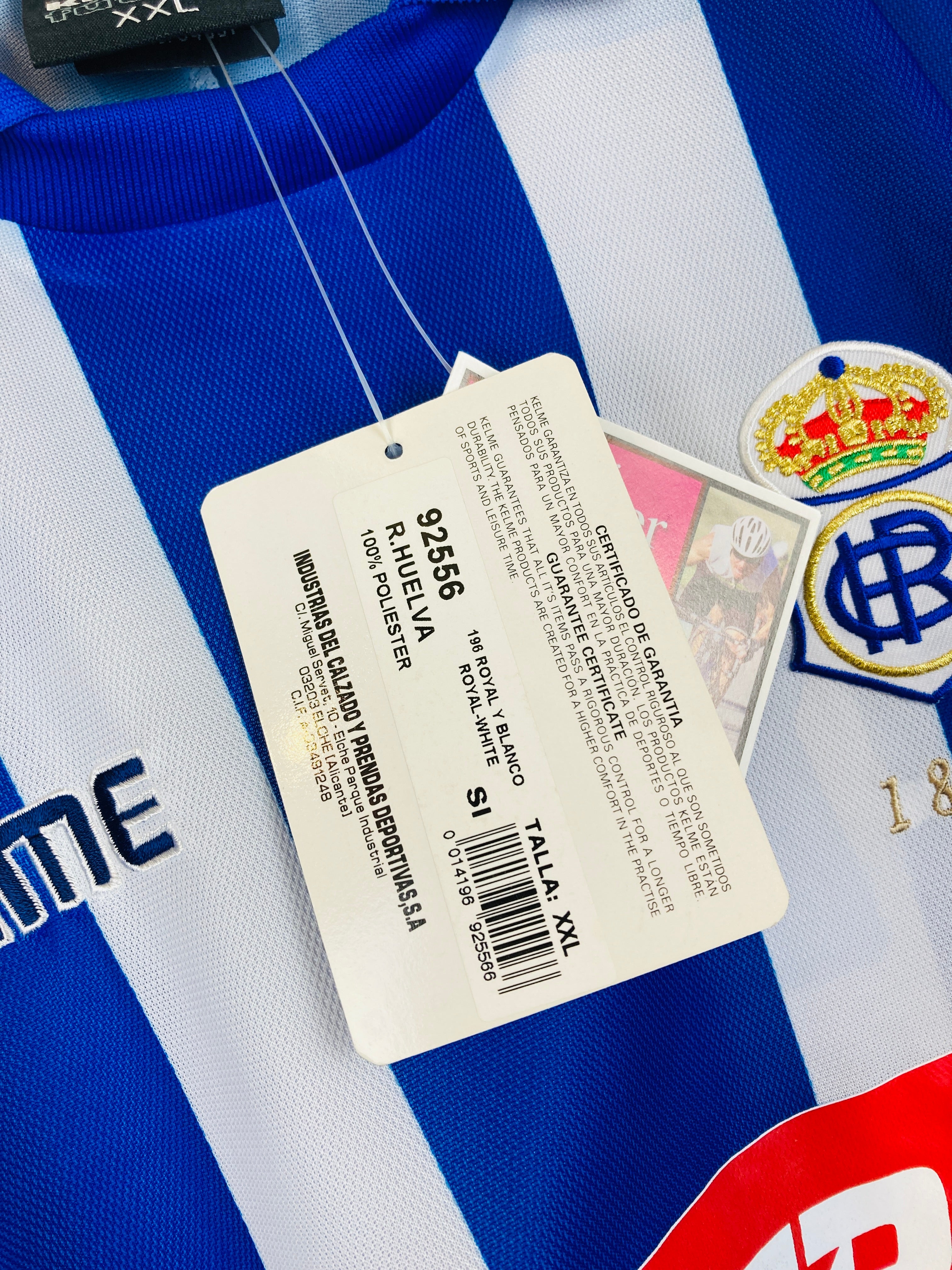 RECREATIVO DE HUELVA 2002/2003 HOME SHIRT [BNWT]