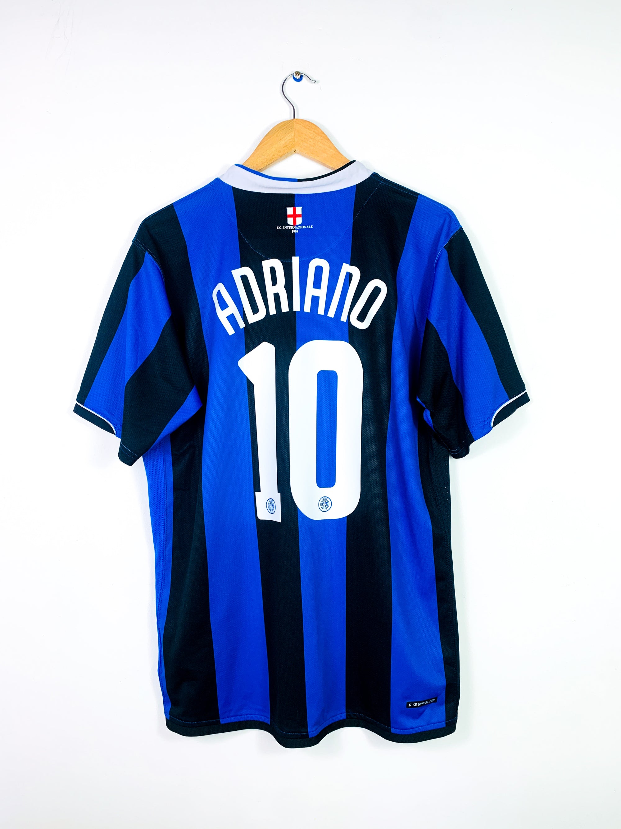 INTER MILAN 2006/2007 HOME SHIRT #10 ADRIANO