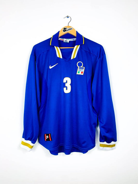 ITALY 1996/1997 HOME SHIRT #3 MALDINI [L/S]