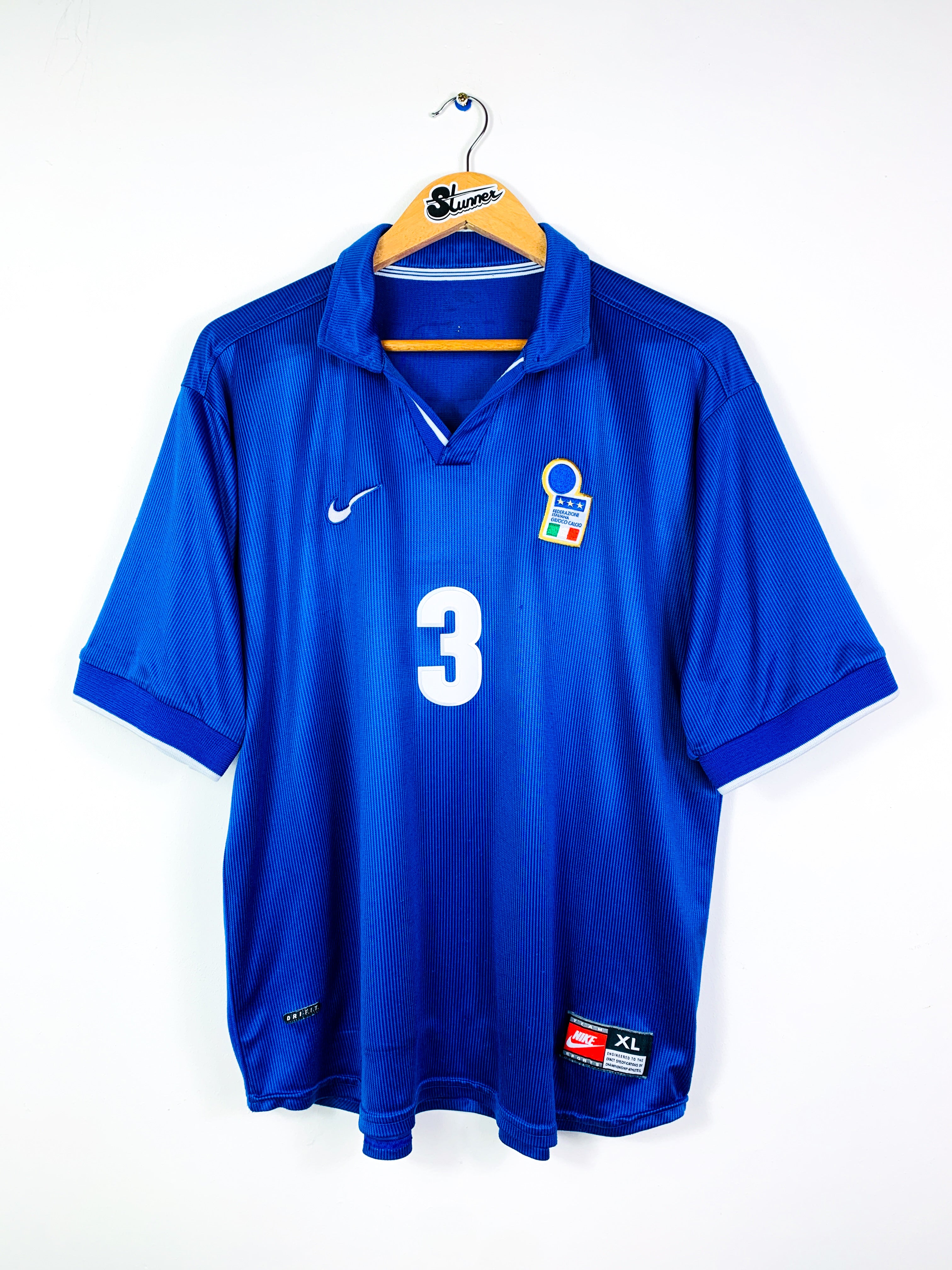 ITALY 1997/1998 HOME SHIRT #3 MALDINI