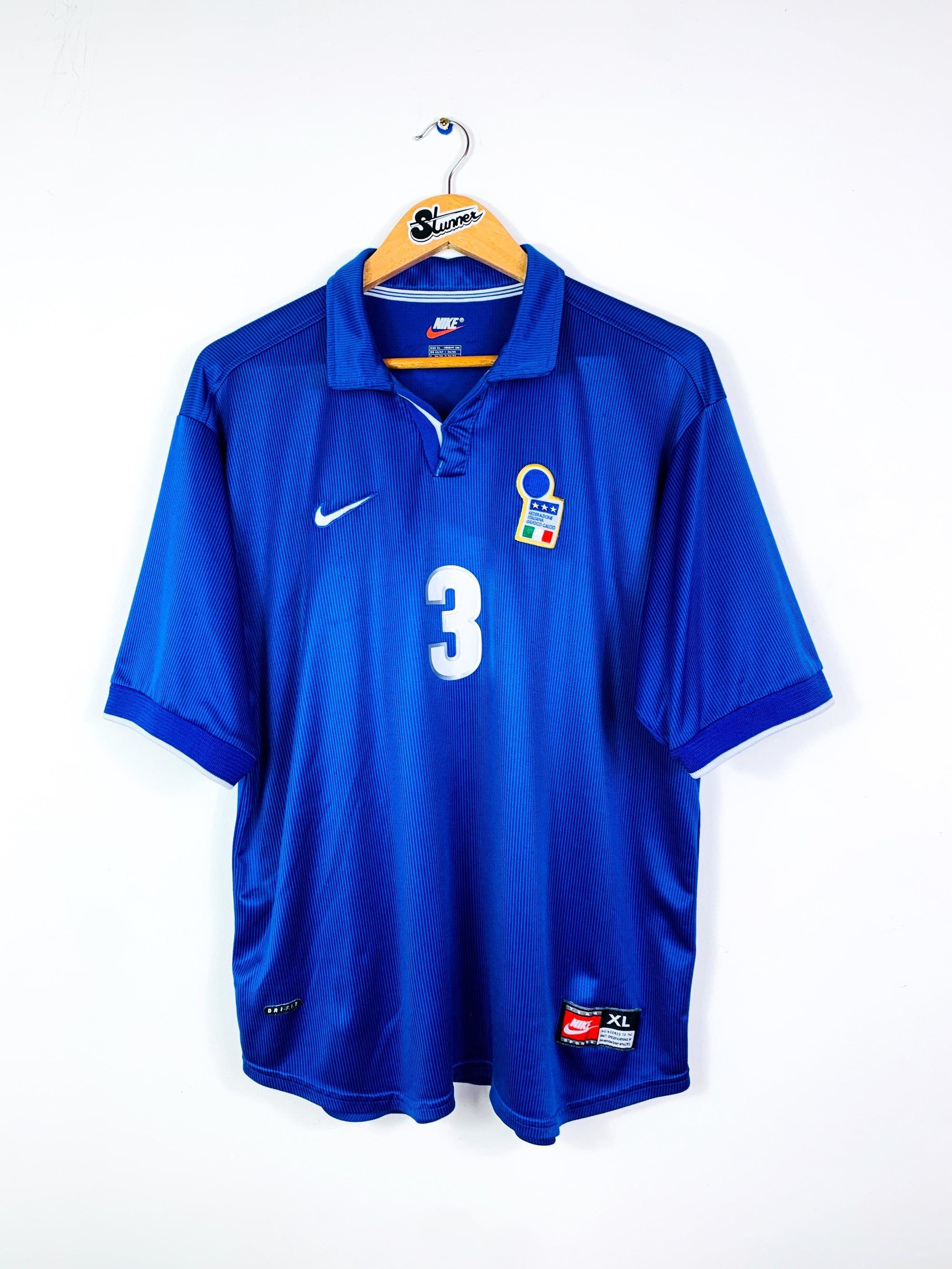 ITALY 1997/1998 HOME SHIRT #3 MALDINI