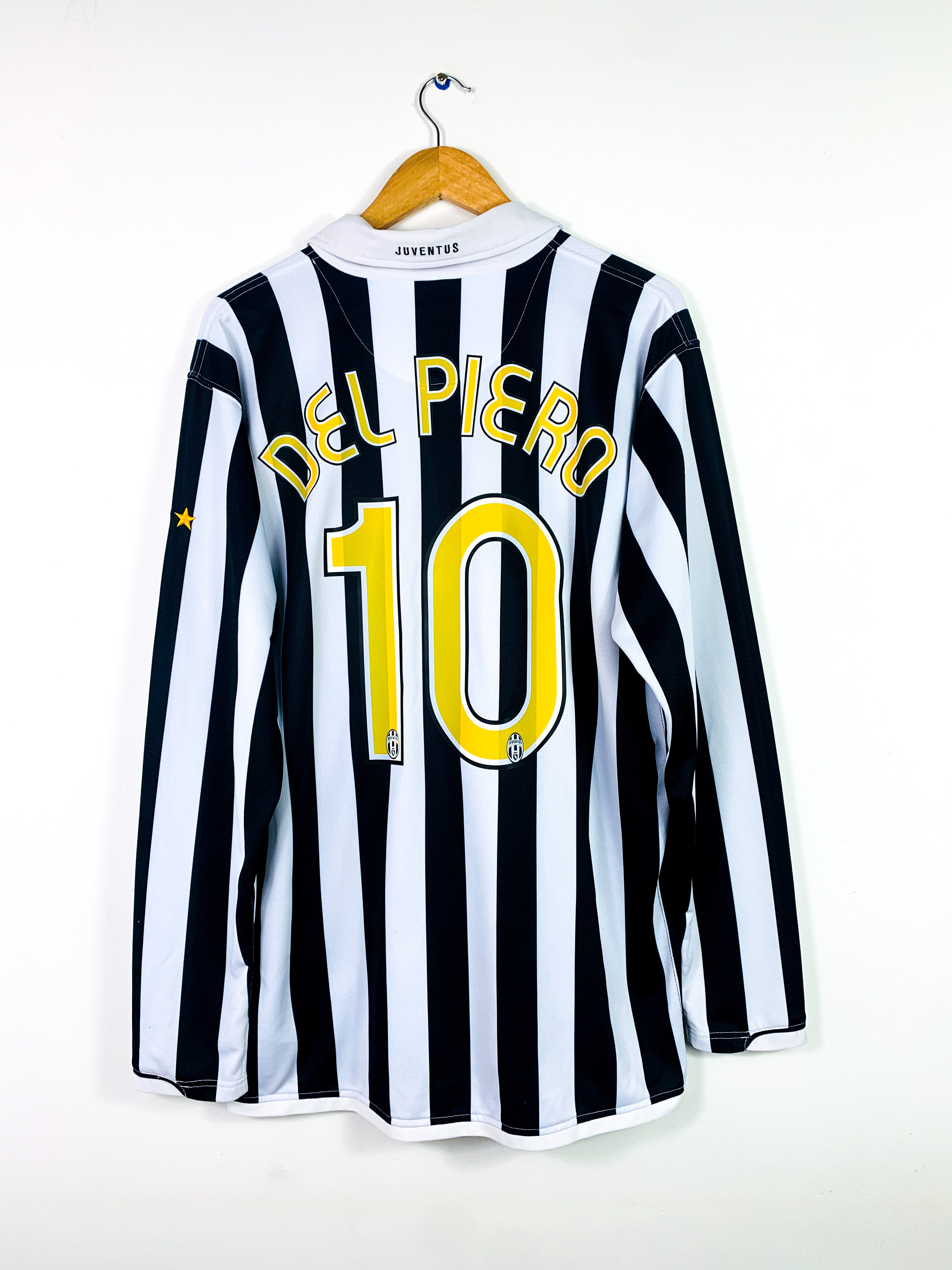 JUVENTUS 2006/2007 HOME SHIRT #10 DEL PIERO [L/S]