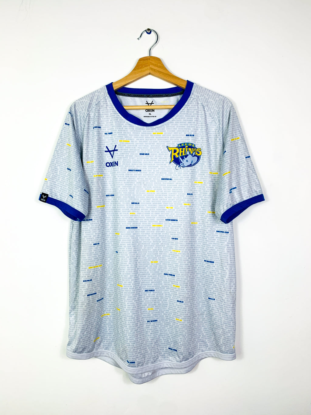 LEEDS RHINOS 2020s TRAINING RUGBY SHIRT [XL]