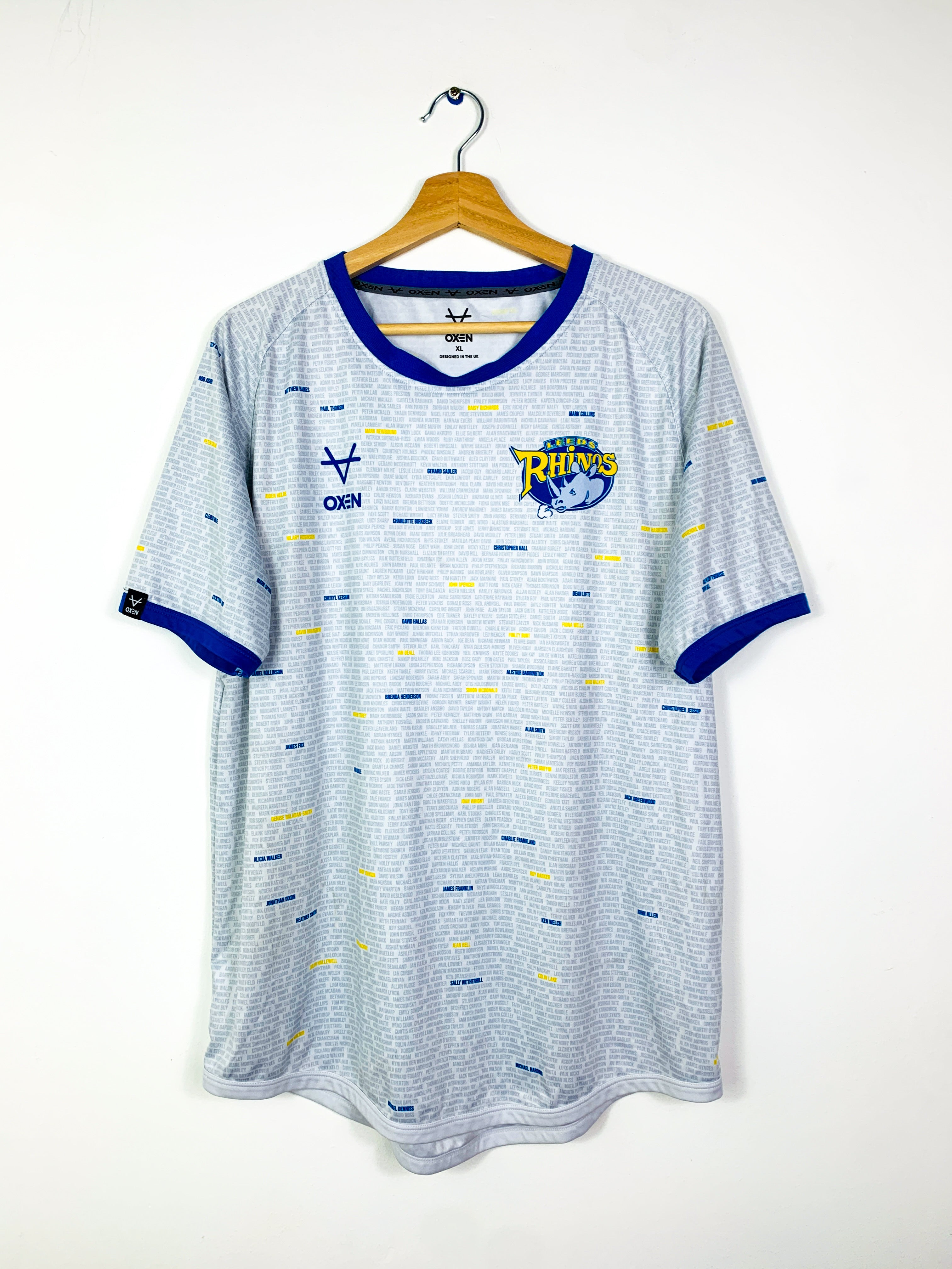 LEEDS RHINOS 2020s TRAINING RUGBY SHIRT [XL]