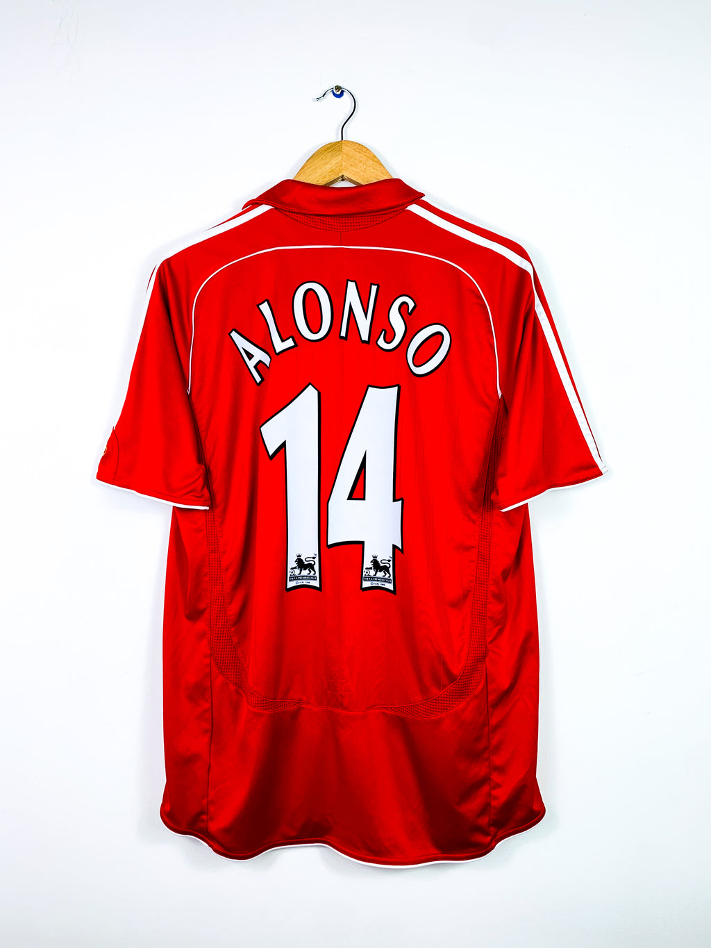 LIVERPOOL 2006/2008 HOME SHIRT #14 ALONSO
