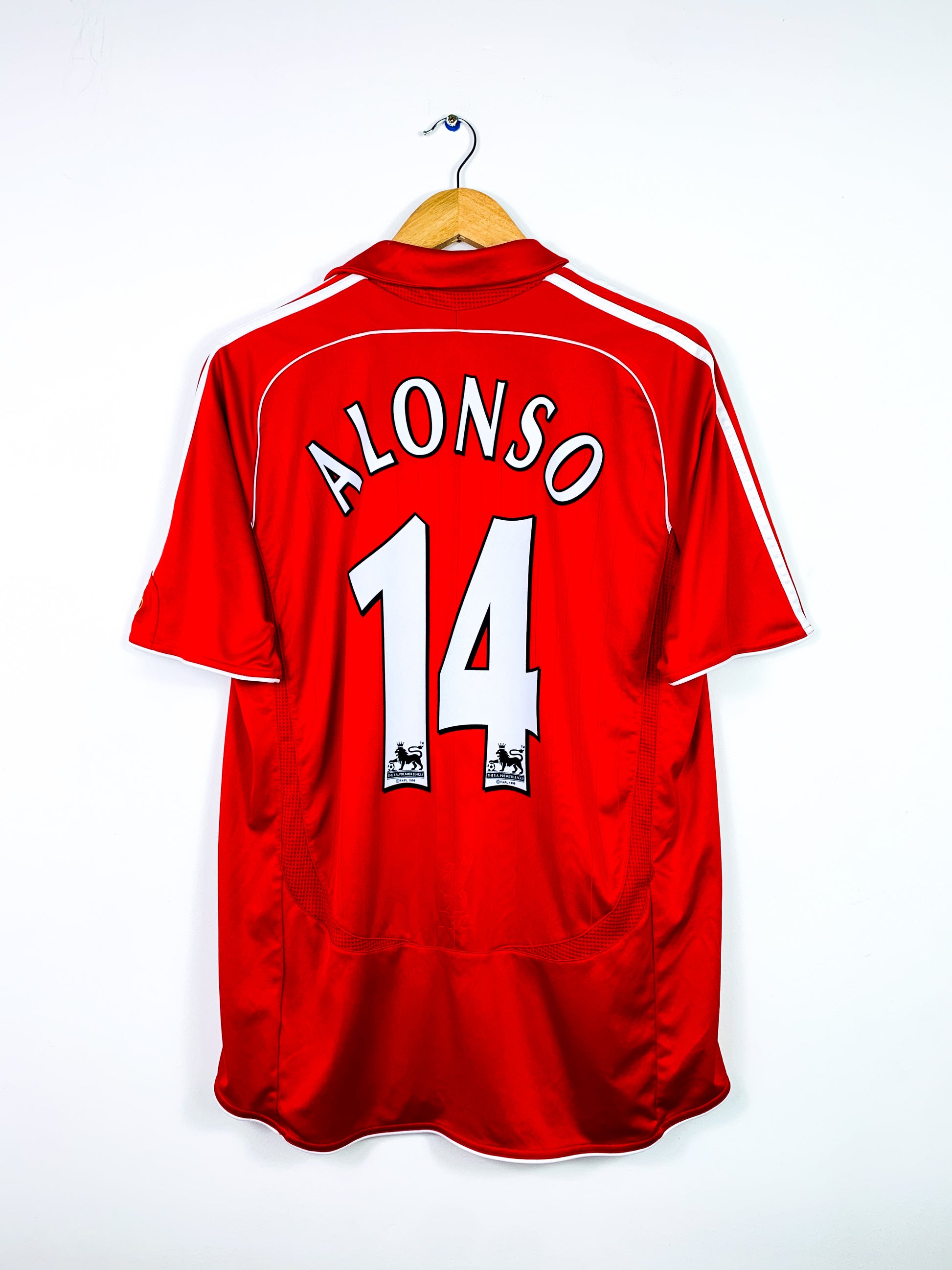LIVERPOOL 2006/2008 HOME SHIRT #14 ALONSO