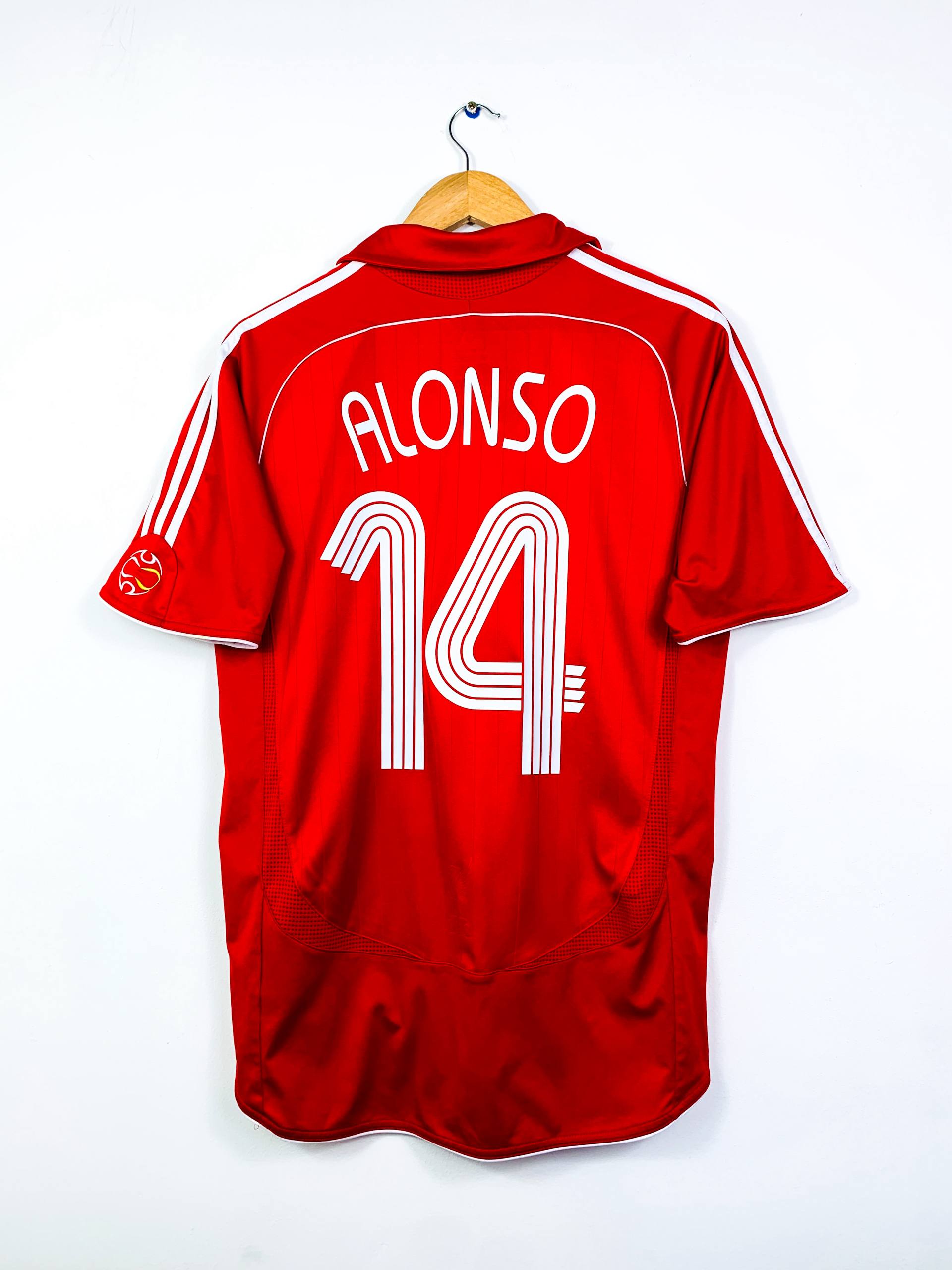 LIVERPOOL 2006/2008 HOME SHIRT #14 ALONSO [M]