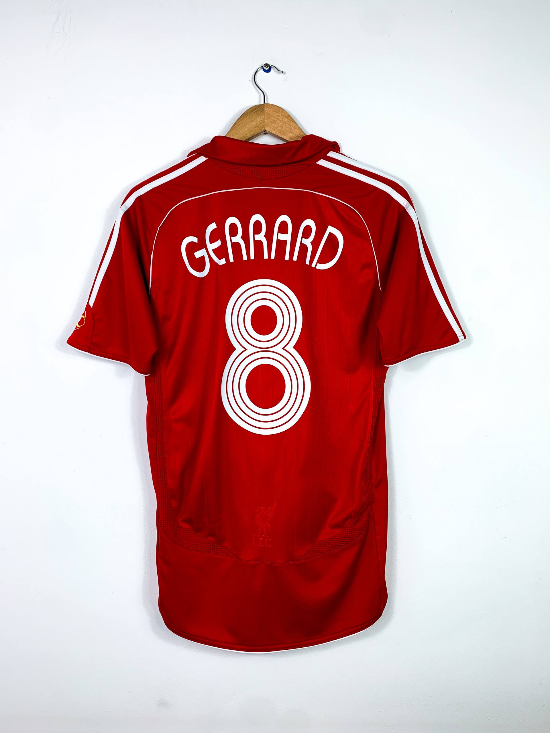 LIVERPOOL 2006/2008 HOME SHIRT #8 GERRARD [L]