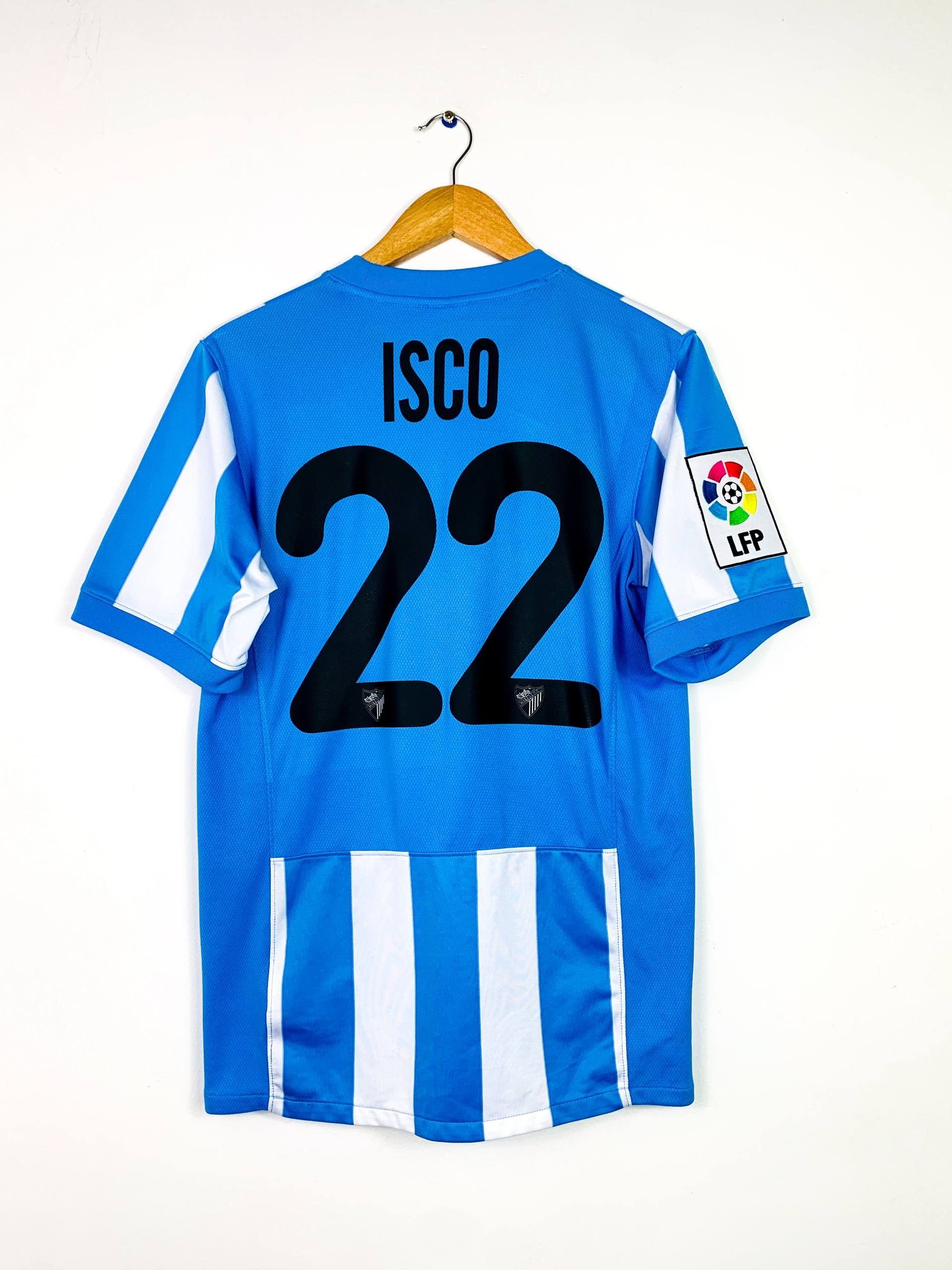 MALAGA 2011/2012 HOME SHIRT #22 ISCO [S/M]