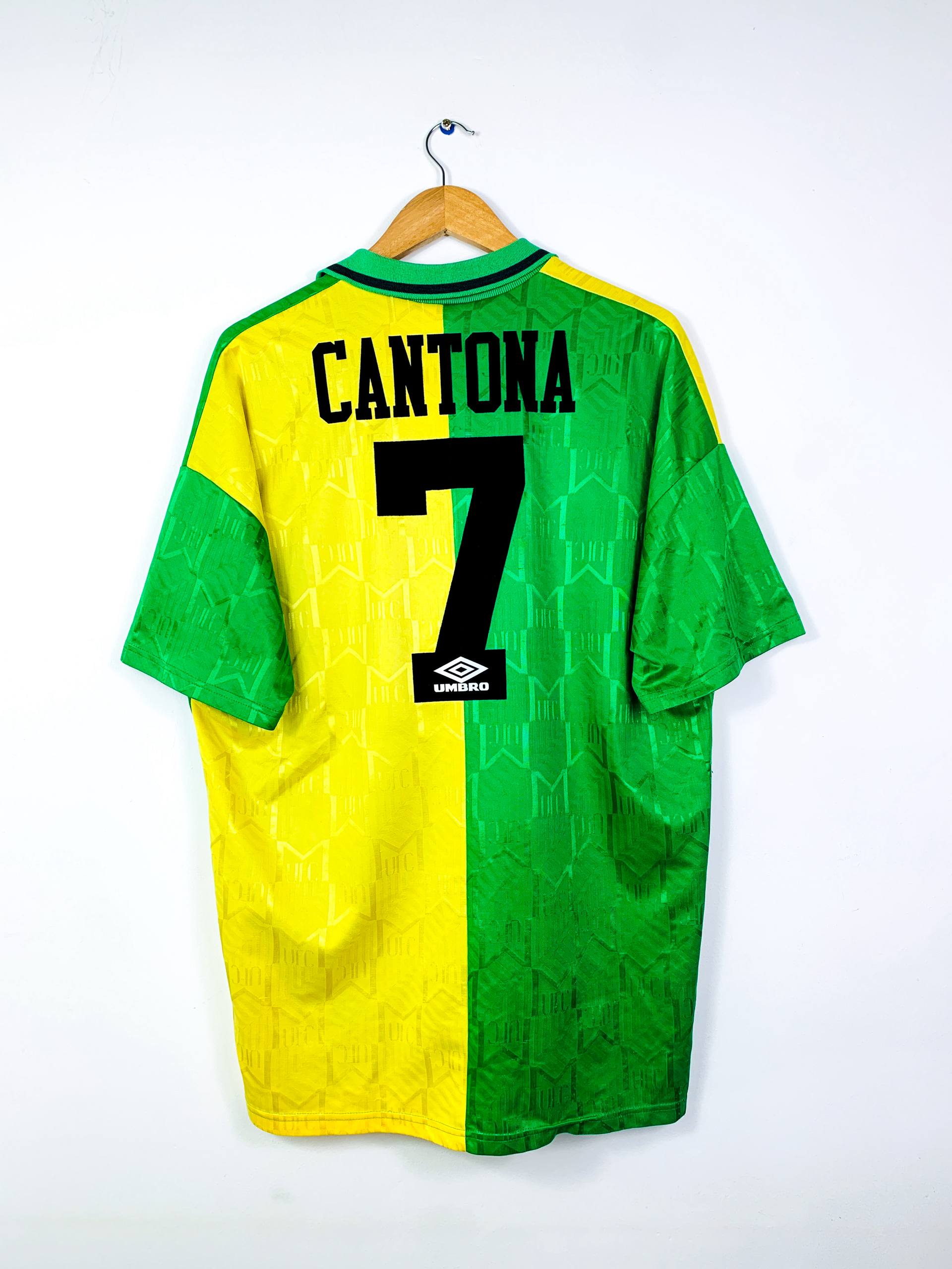 MANCHESTER UNITED 1992/1994 THIRD SHIRT #7 CANTONA [XL]