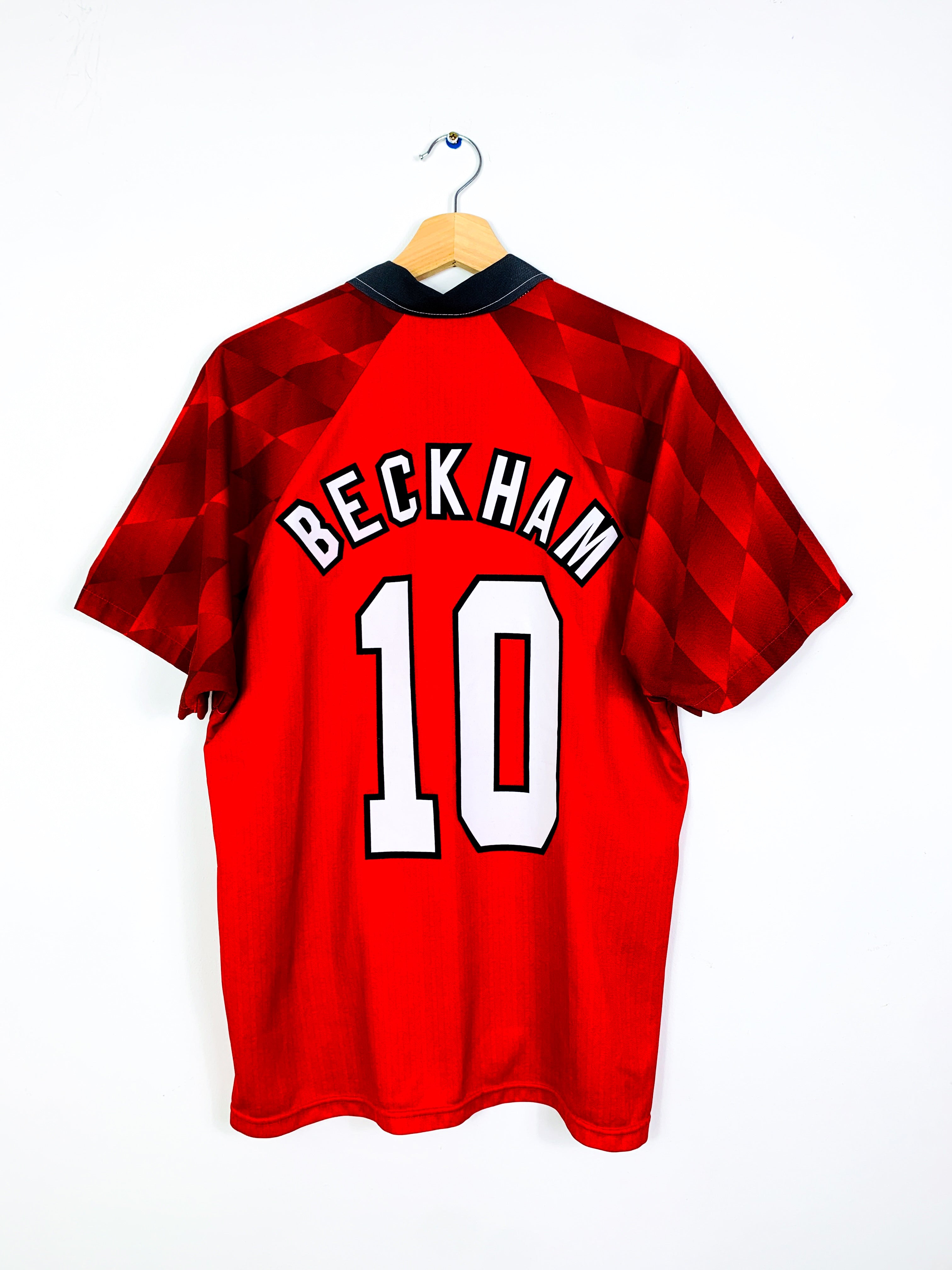 MANCHESTER UNITED 1996/1998 HOME SHIRT #10 BECKHAM [M]