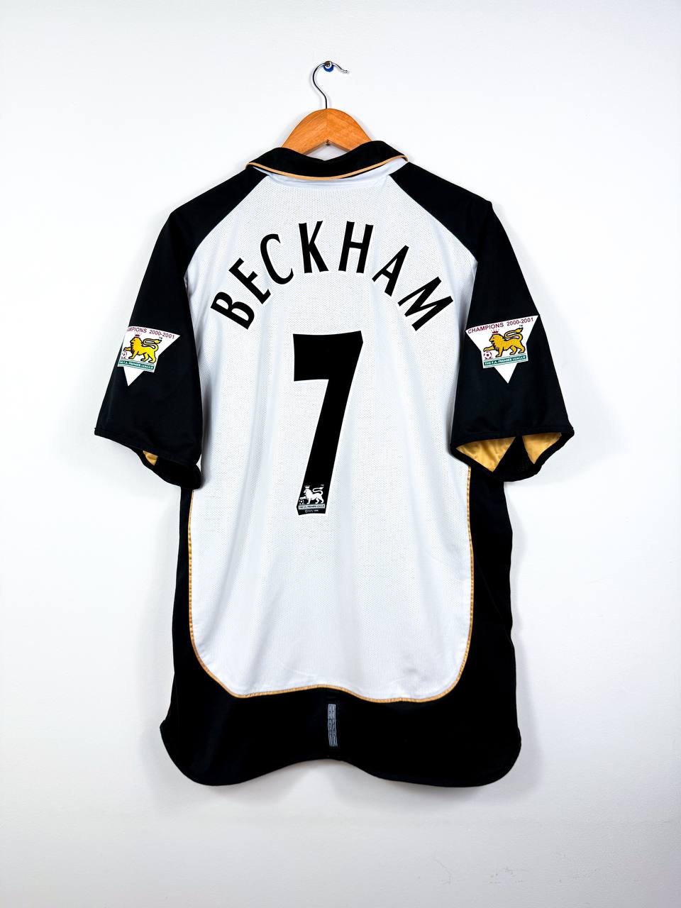 MANCHESTER UNITED 2001/2002 AWAY/THIRD SHIRT #7 BECKHAM [XL]