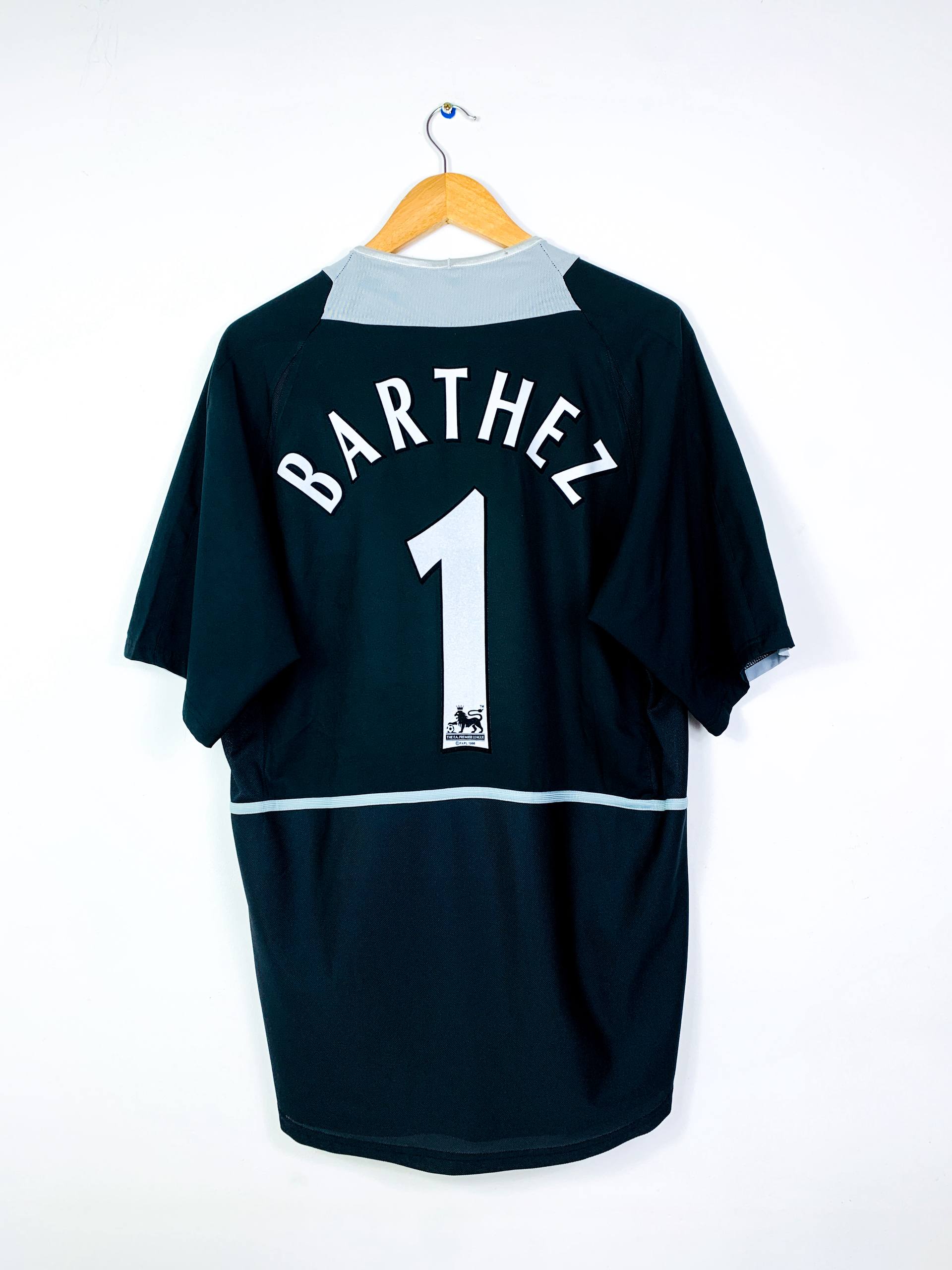 MANCHESTER UNITED 2002/2004 GK SHIRT #1 BARTHEZ [L]
