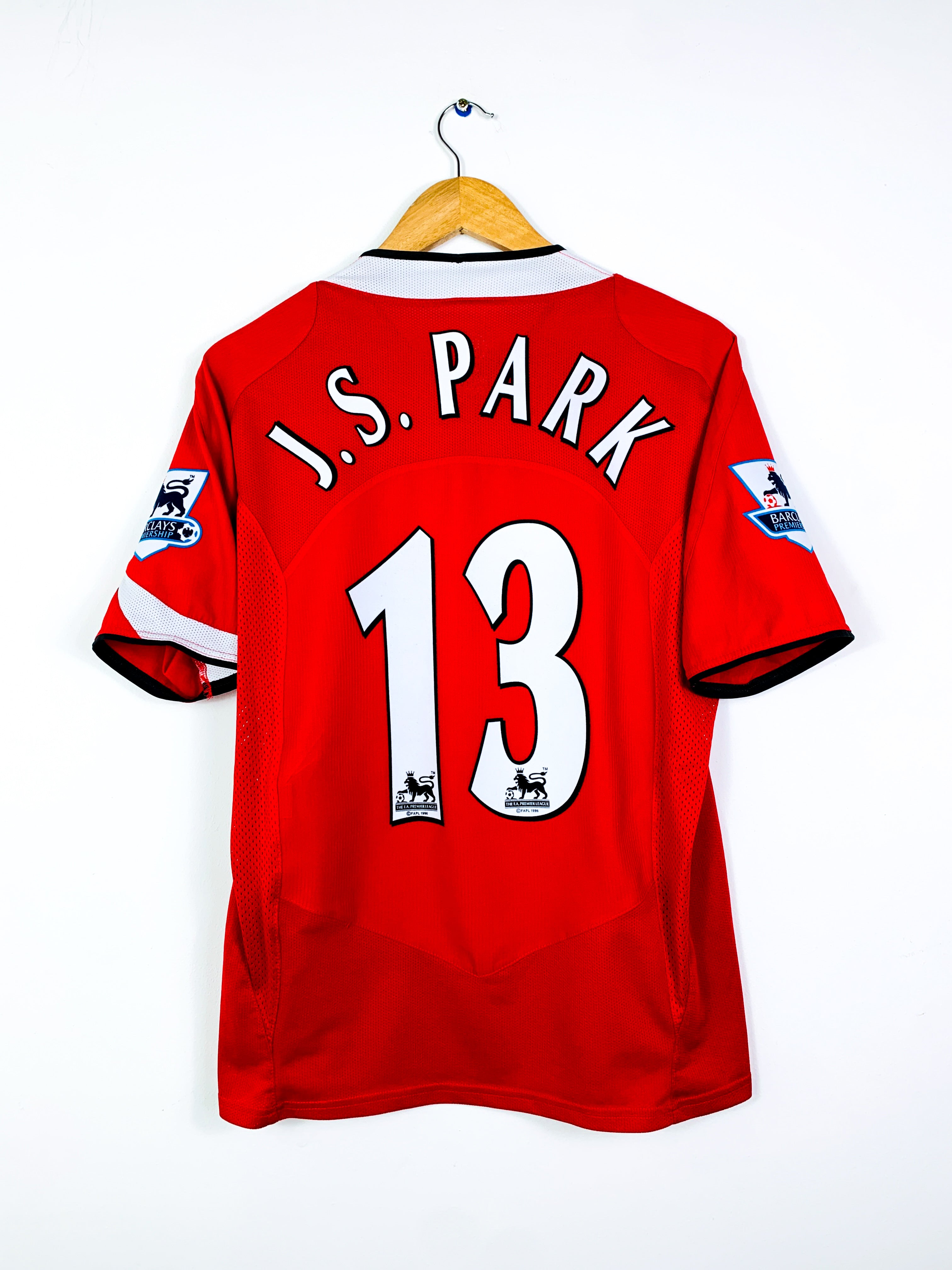 MANCHESTER UNITED 2004/2006 HOME SHIRT #13 J.S. PARK [M]