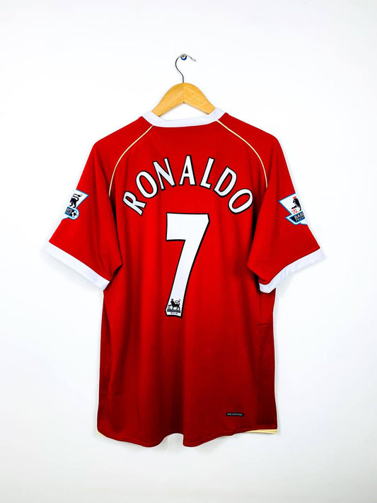 MANCHESTER UNITED 2006/2007 HOME SHIRT #7 RONALDO