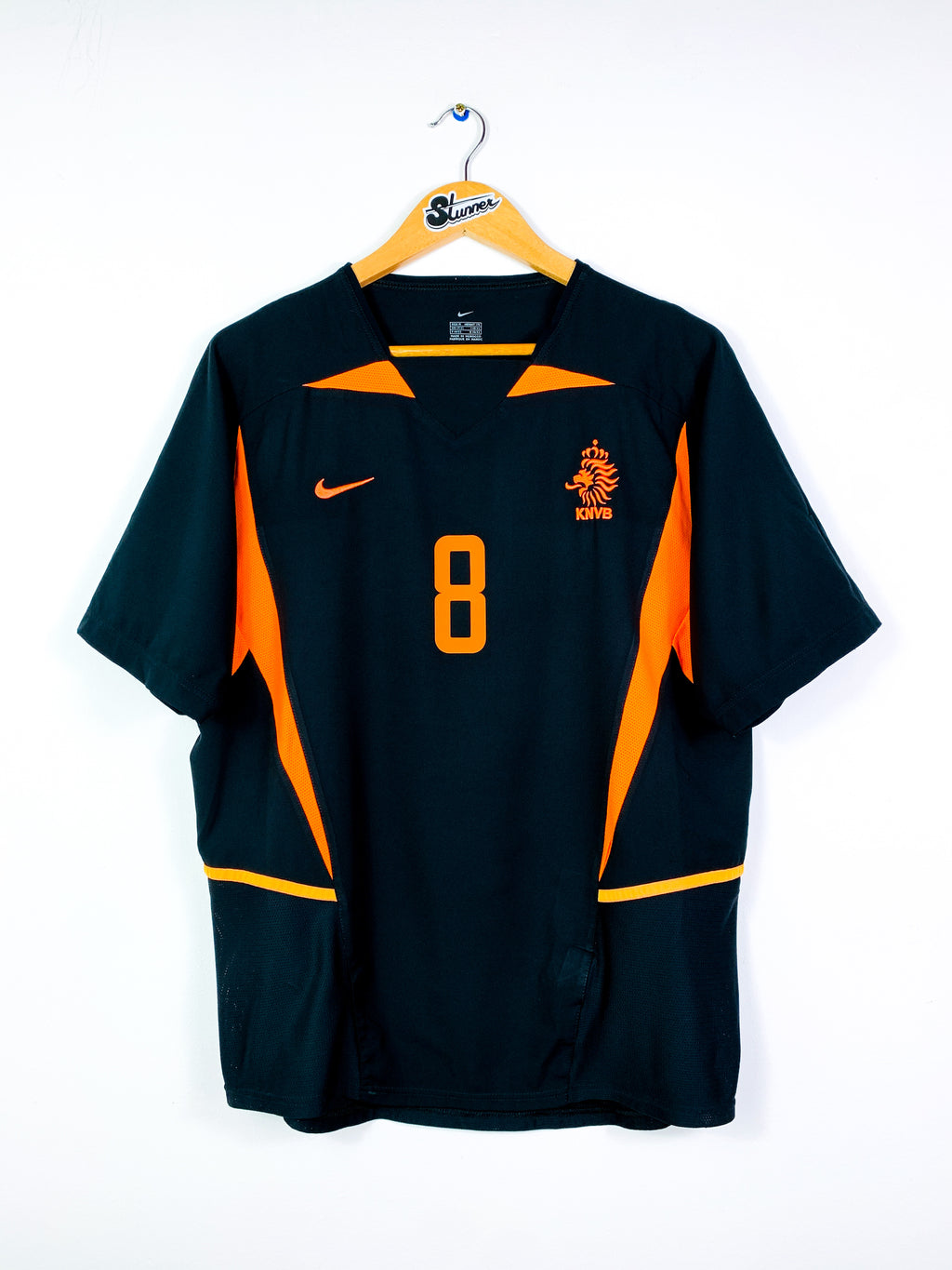 NETHERLANDS 2002/2004 AWAY SHIRT #8 DAVIDS