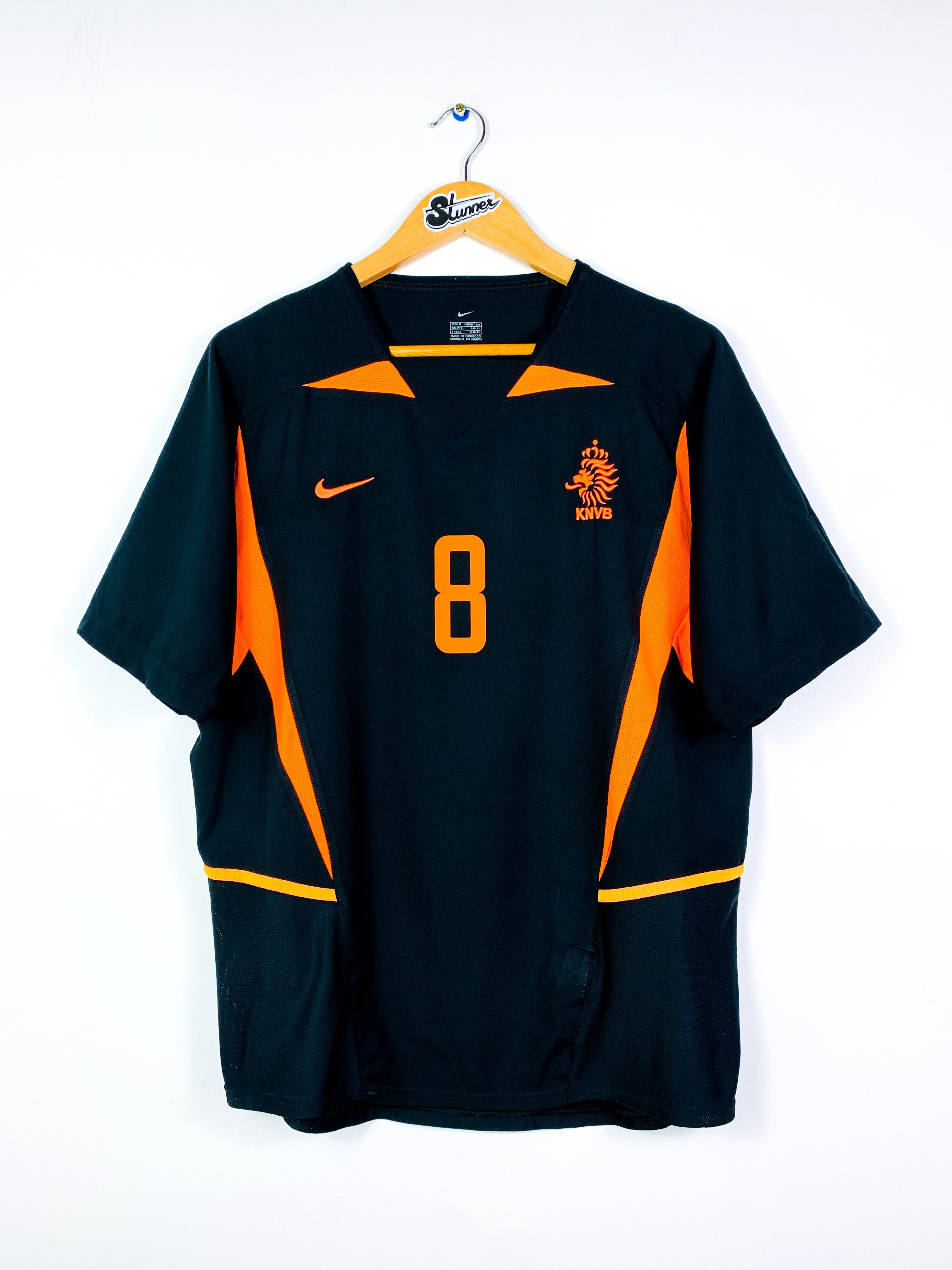 NETHERLANDS 2002/2004 AWAY SHIRT #8 DAVIDS