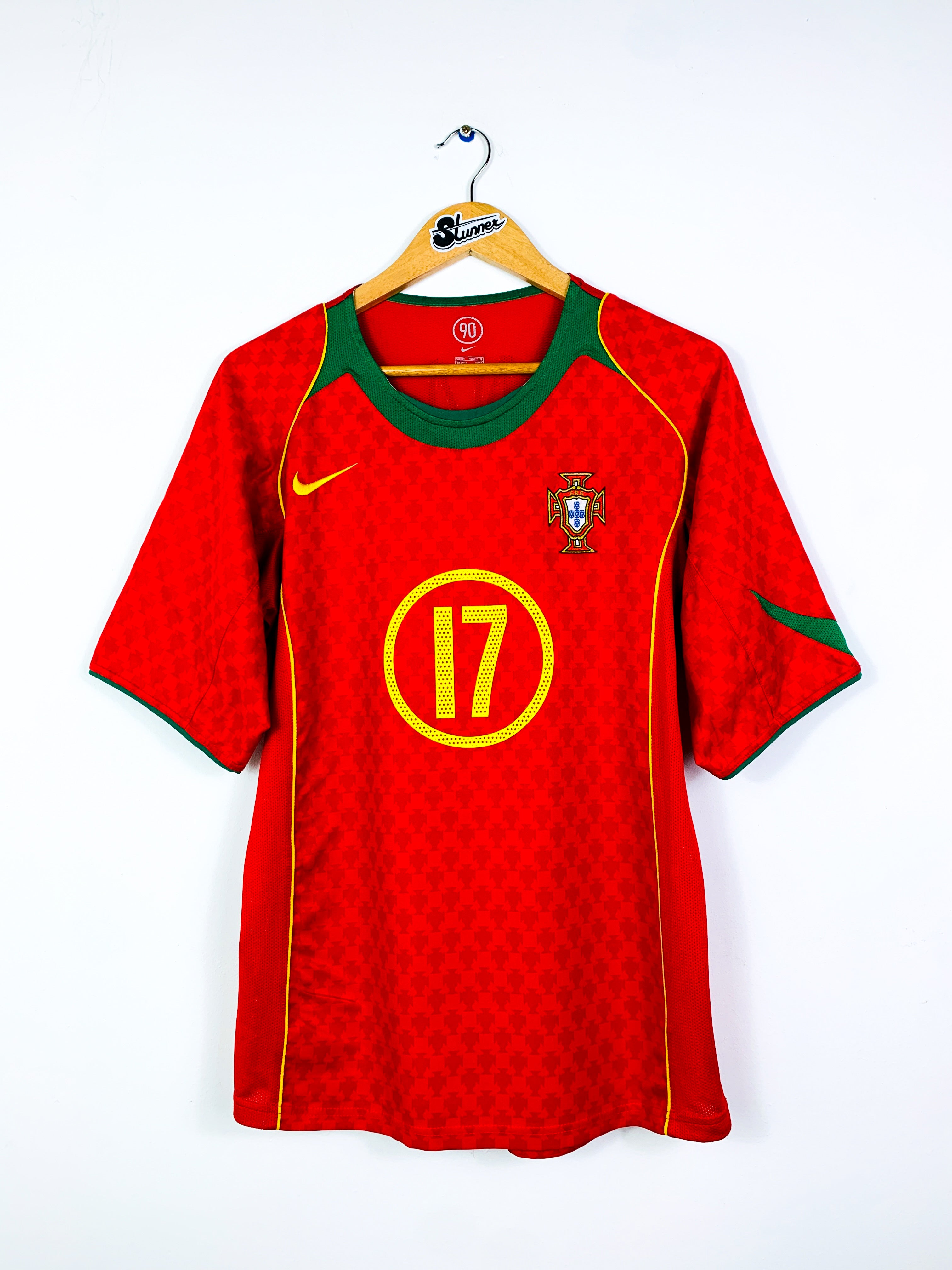 PORTUGAL 2004/2006 HOME SHIRT #17 C.RONALDO [M]