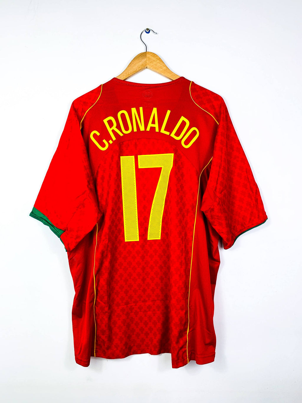 PORTUGAL 2004/2006 HOME SHIRT #17 C.RONALDO [XXL]