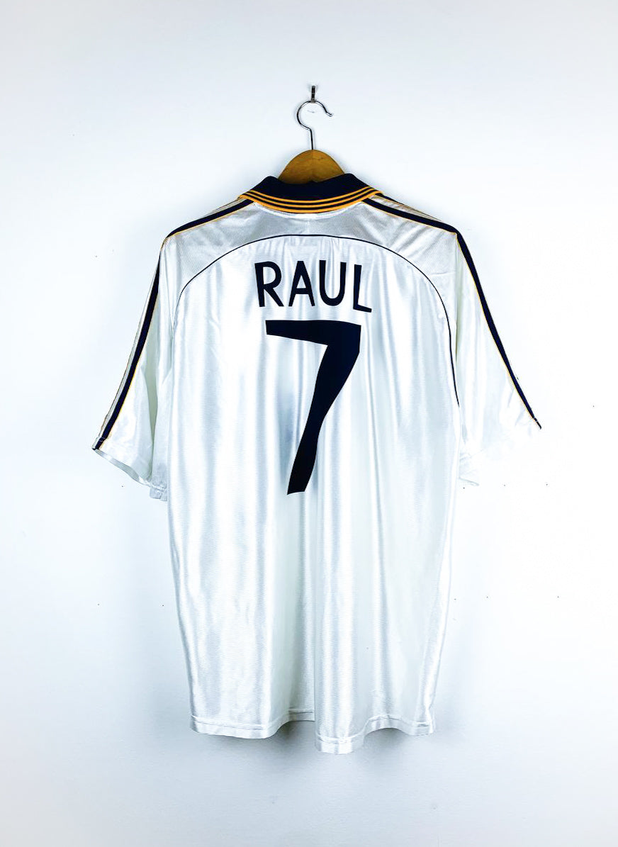 REAL MADRID 1998/2000 HOME SHIRT #7 RAUL